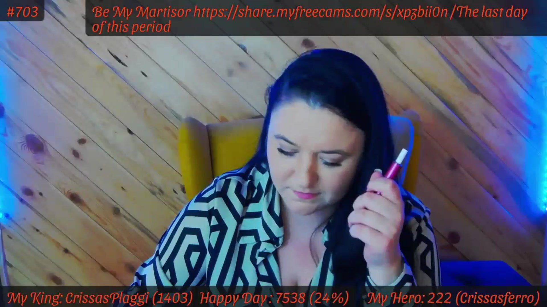 Gallery image thumbnail from SensualCrissa's myfreecams stream on, 02/29/2024, 13:08 image 17 of 20