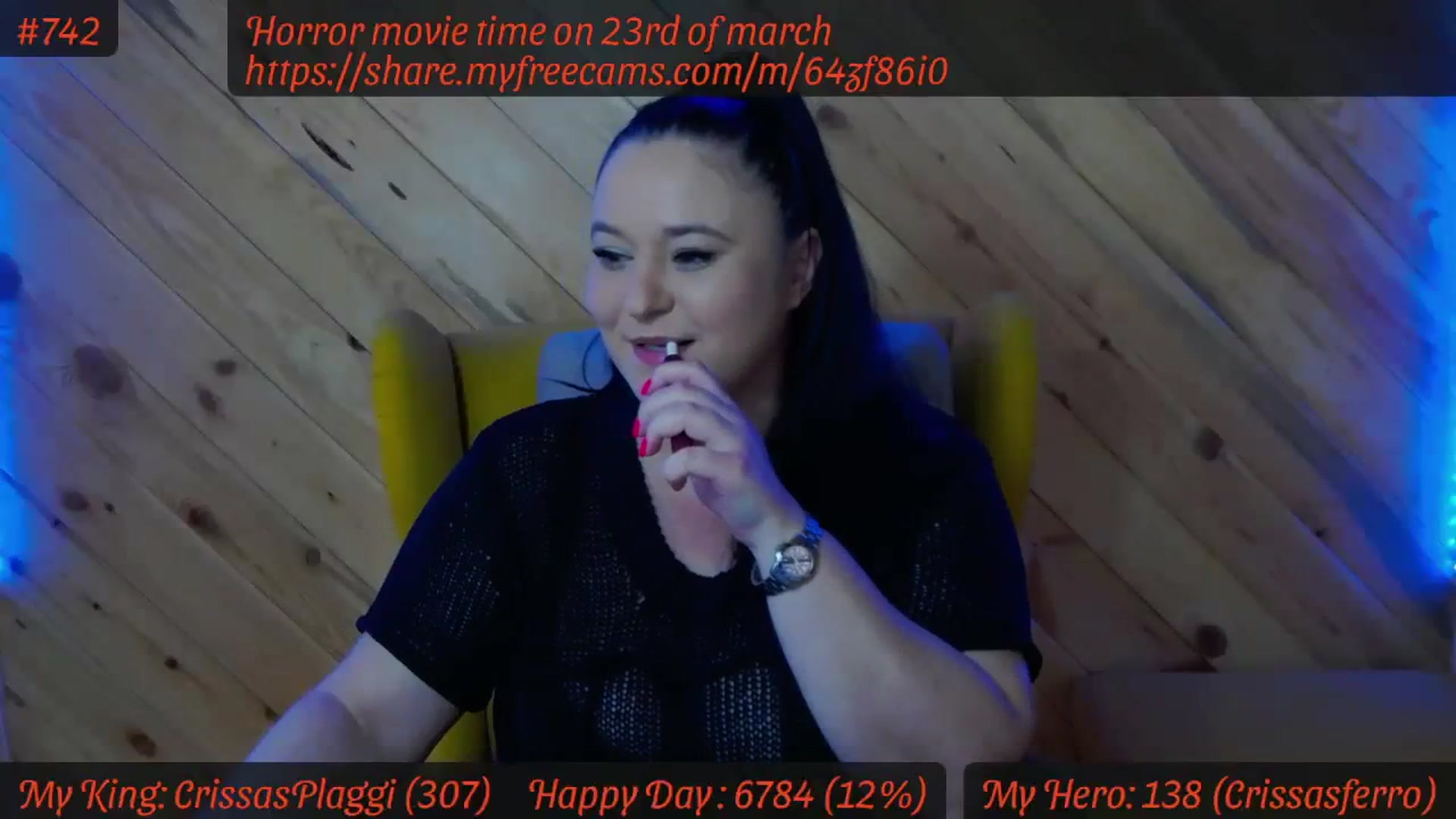 Gallery image thumbnail from SensualCrissa's myfreecams stream on, 03/18/2024, 08:36 image 14 of 20
