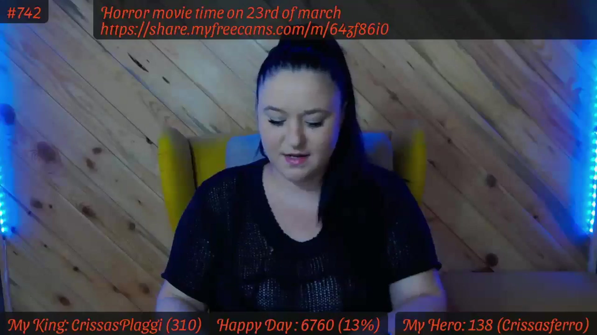 Gallery image thumbnail from SensualCrissa's myfreecams stream on, 03/18/2024, 08:36 image 20 of 20