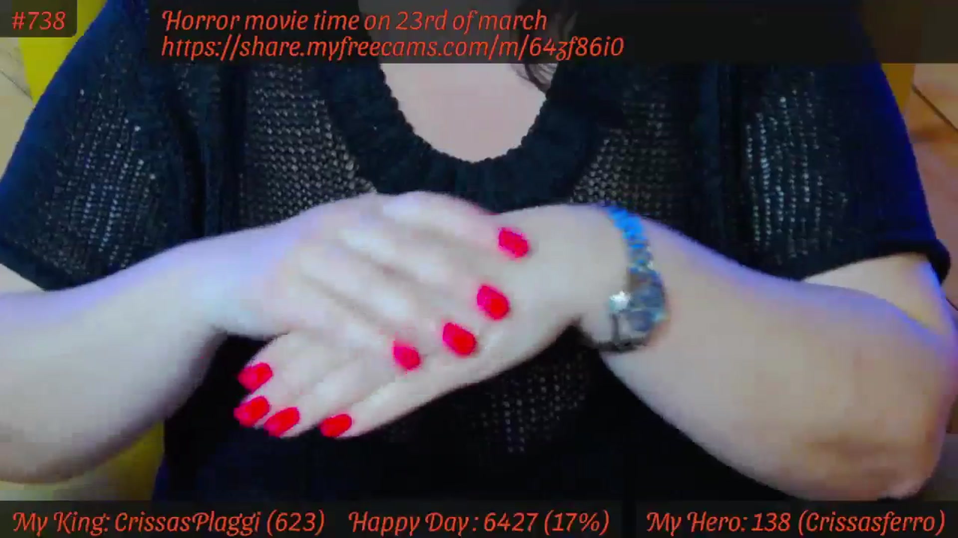 Gallery image thumbnail from SensualCrissa's myfreecams stream on, 03/18/2024, 12:36 image 18 of 20