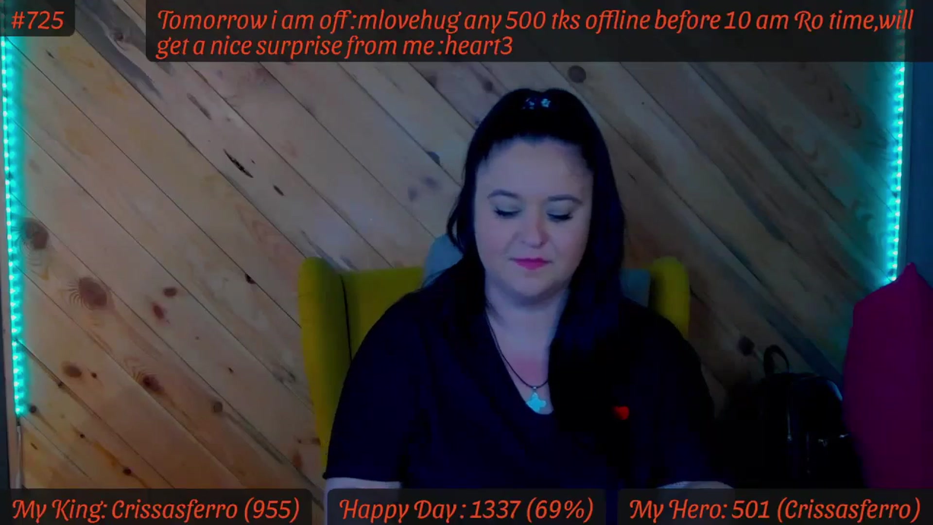 Gallery image thumbnail from SensualCrissa's myfreecams stream on, 04/15/2024, 12:04 image 16 of 20