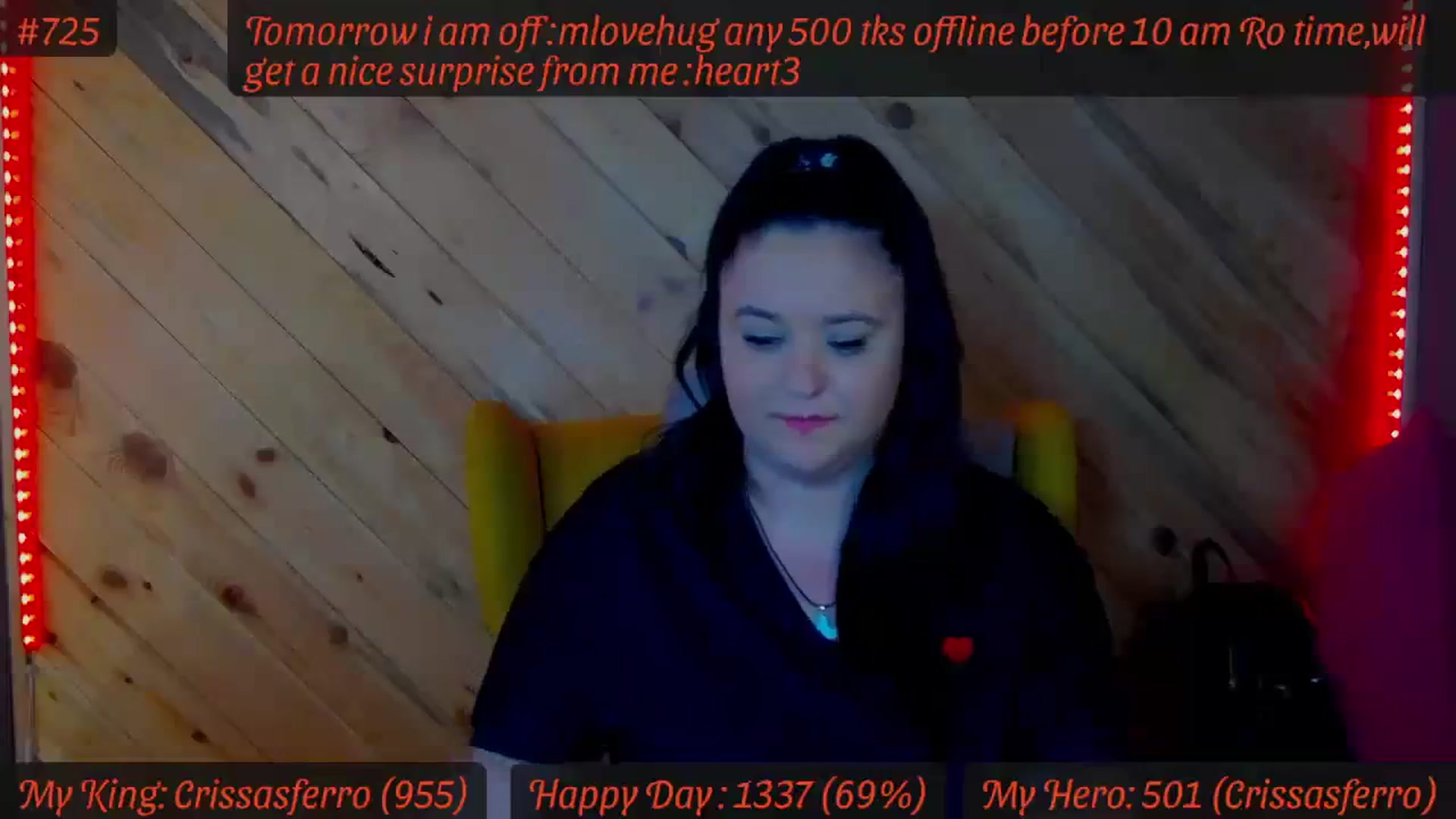 Gallery image thumbnail from SensualCrissa's myfreecams stream on, 04/15/2024, 12:04 image 19 of 20