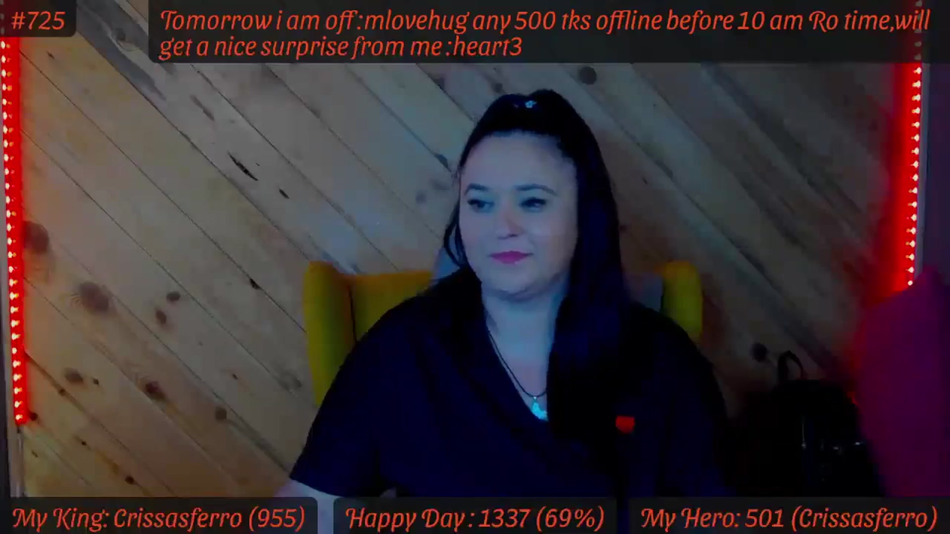 Gallery image thumbnail from SensualCrissa's myfreecams stream on, 04/15/2024, 12:04 image 18 of 20