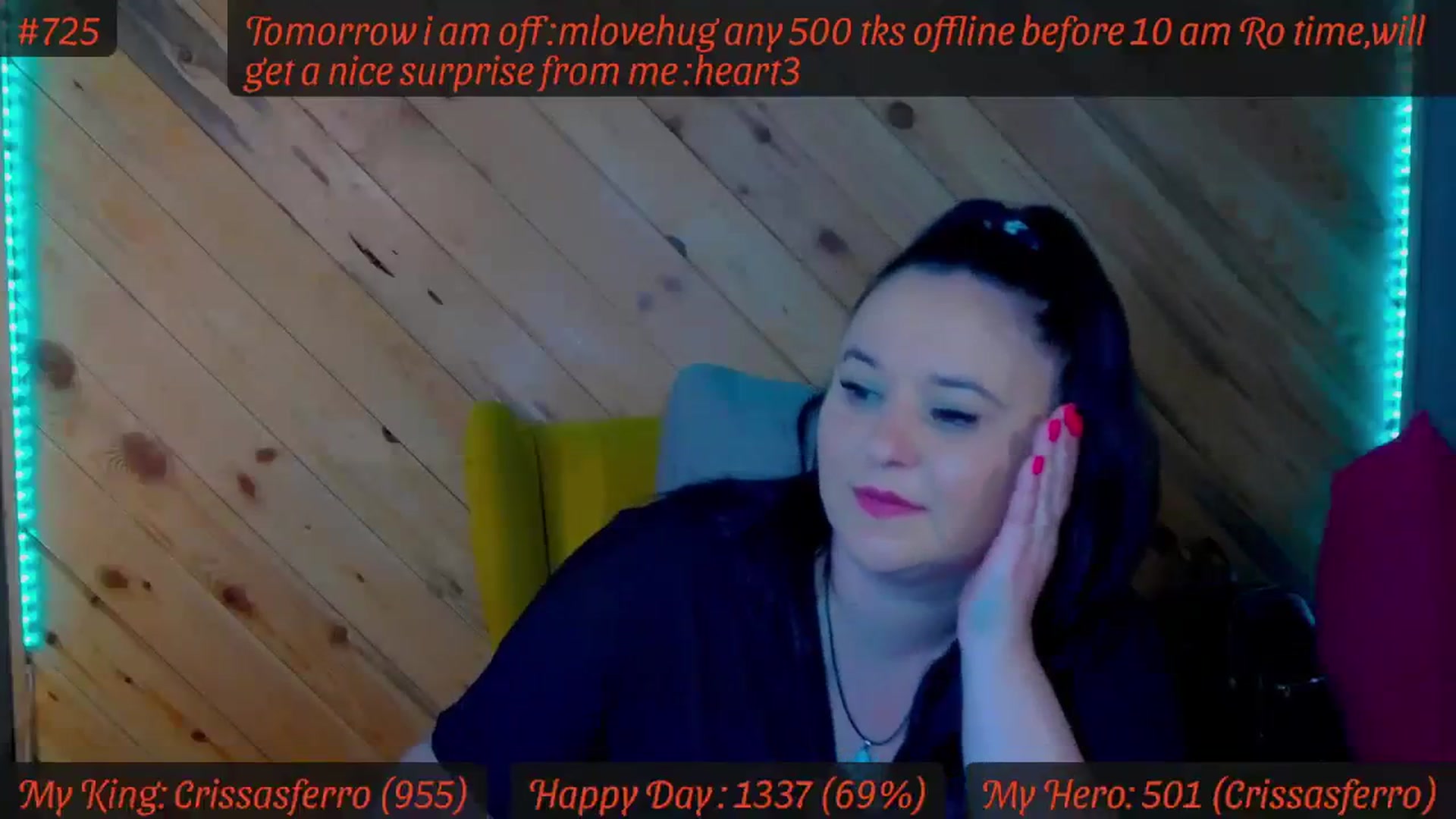 Gallery image thumbnail from SensualCrissa's myfreecams stream on, 04/15/2024, 12:04 image 4 of 20