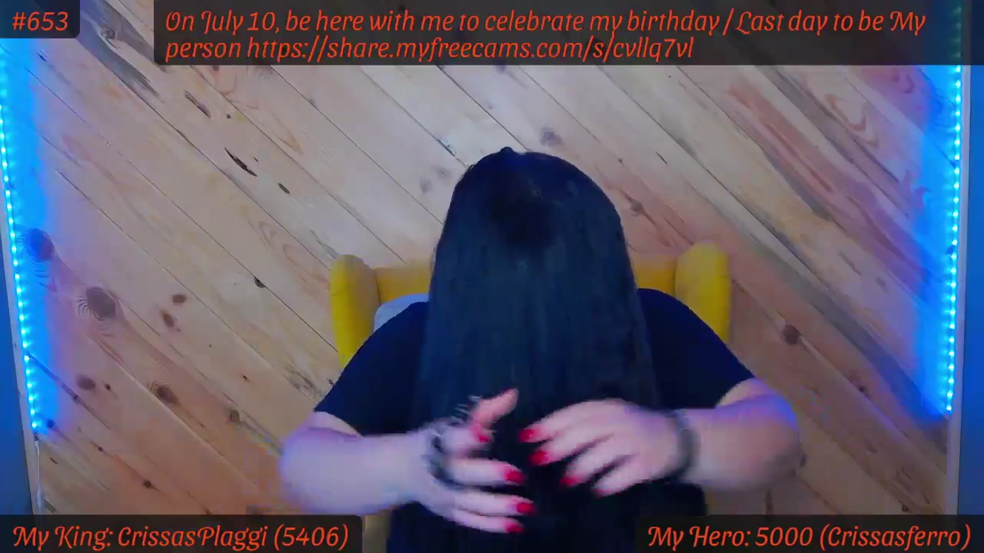 Gallery image thumbnail from SensualCrissa's myfreecams stream on, 06/21/2024, 07:37 image 8 of 20