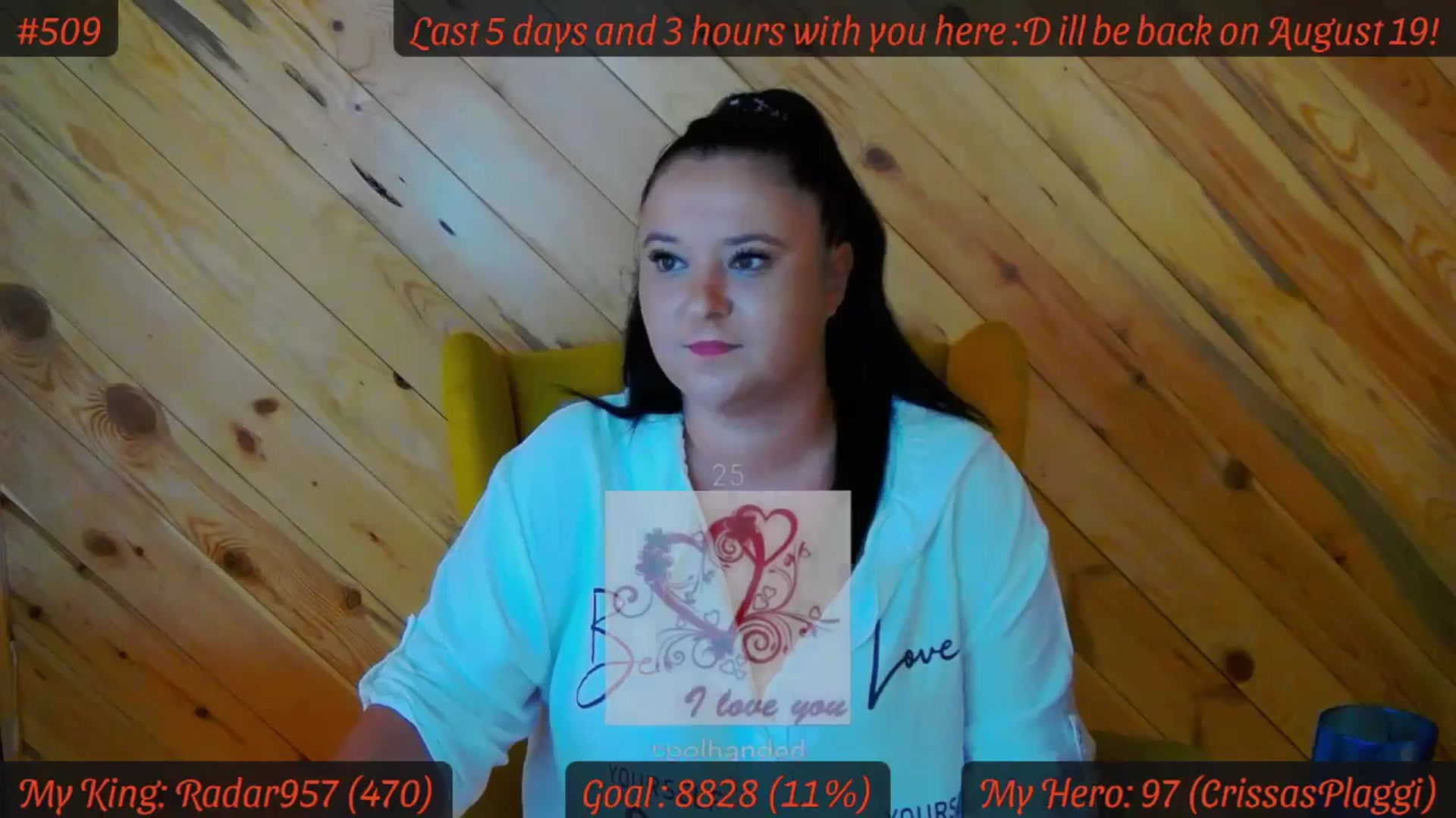 Gallery image thumbnail from SensualCrissa's myfreecams stream on, 08/05/2024, 07:32 image 3 of 20