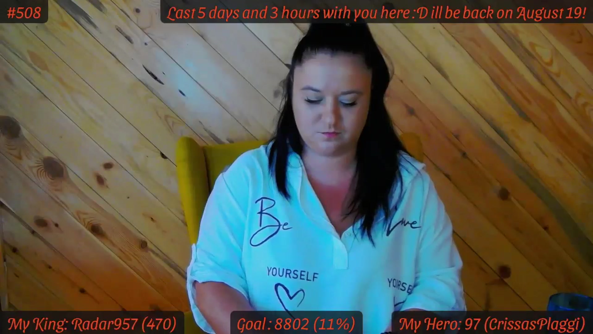Gallery image thumbnail from SensualCrissa's myfreecams stream on, 08/05/2024, 07:32 image 9 of 20