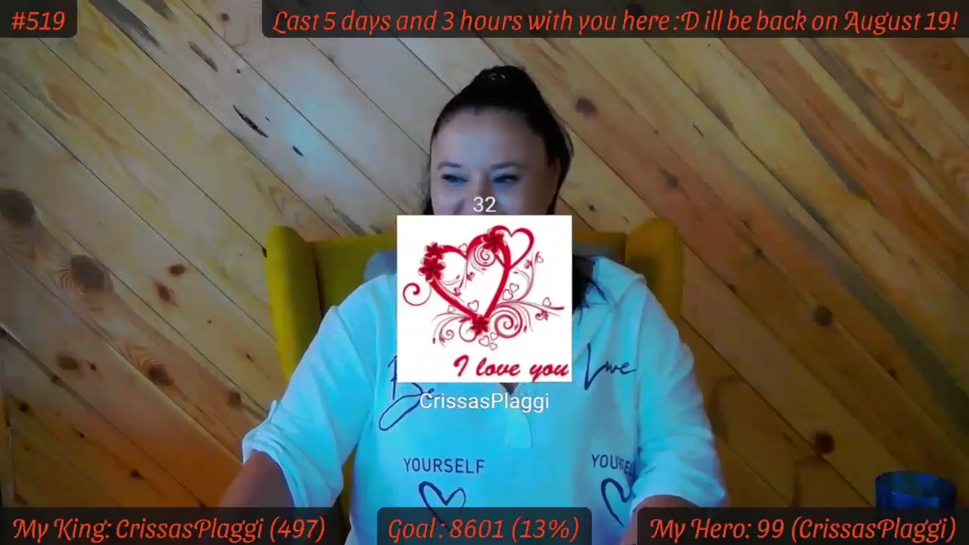 Gallery image thumbnail from SensualCrissa's myfreecams stream on, 08/05/2024, 12:01 image 8 of 20