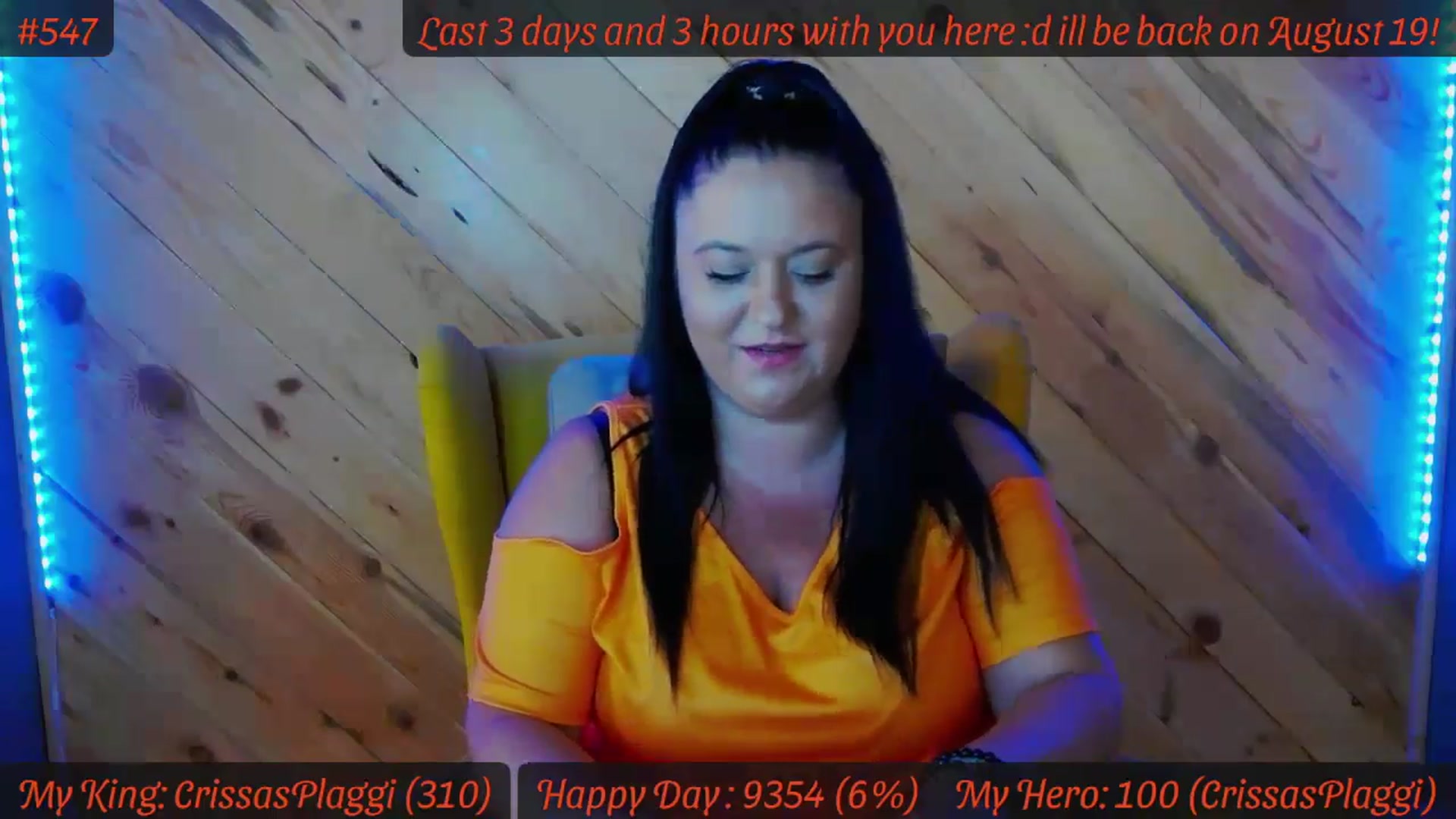 Gallery image thumbnail from SensualCrissa's myfreecams stream on, 08/07/2024, 07:38 image 13 of 20