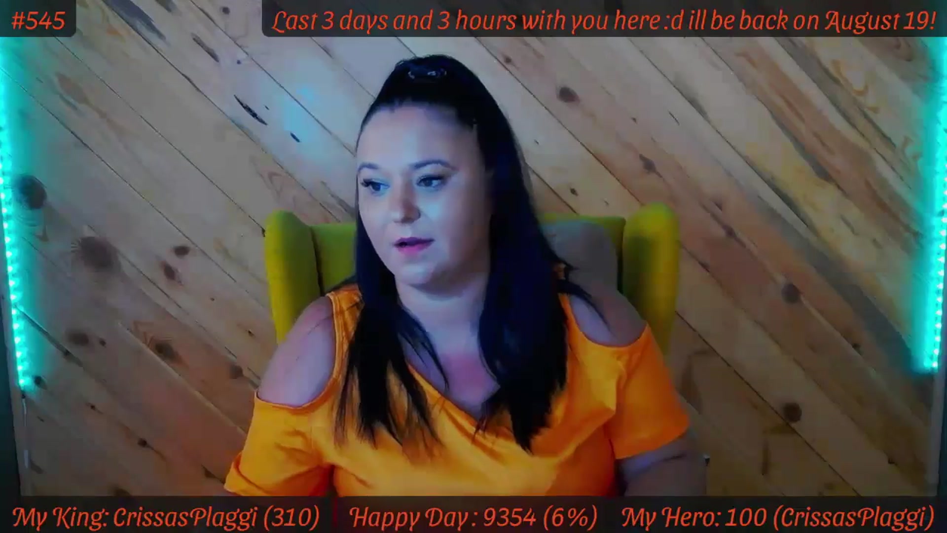 Gallery image thumbnail from SensualCrissa's myfreecams stream on, 08/07/2024, 07:38 image 2 of 20
