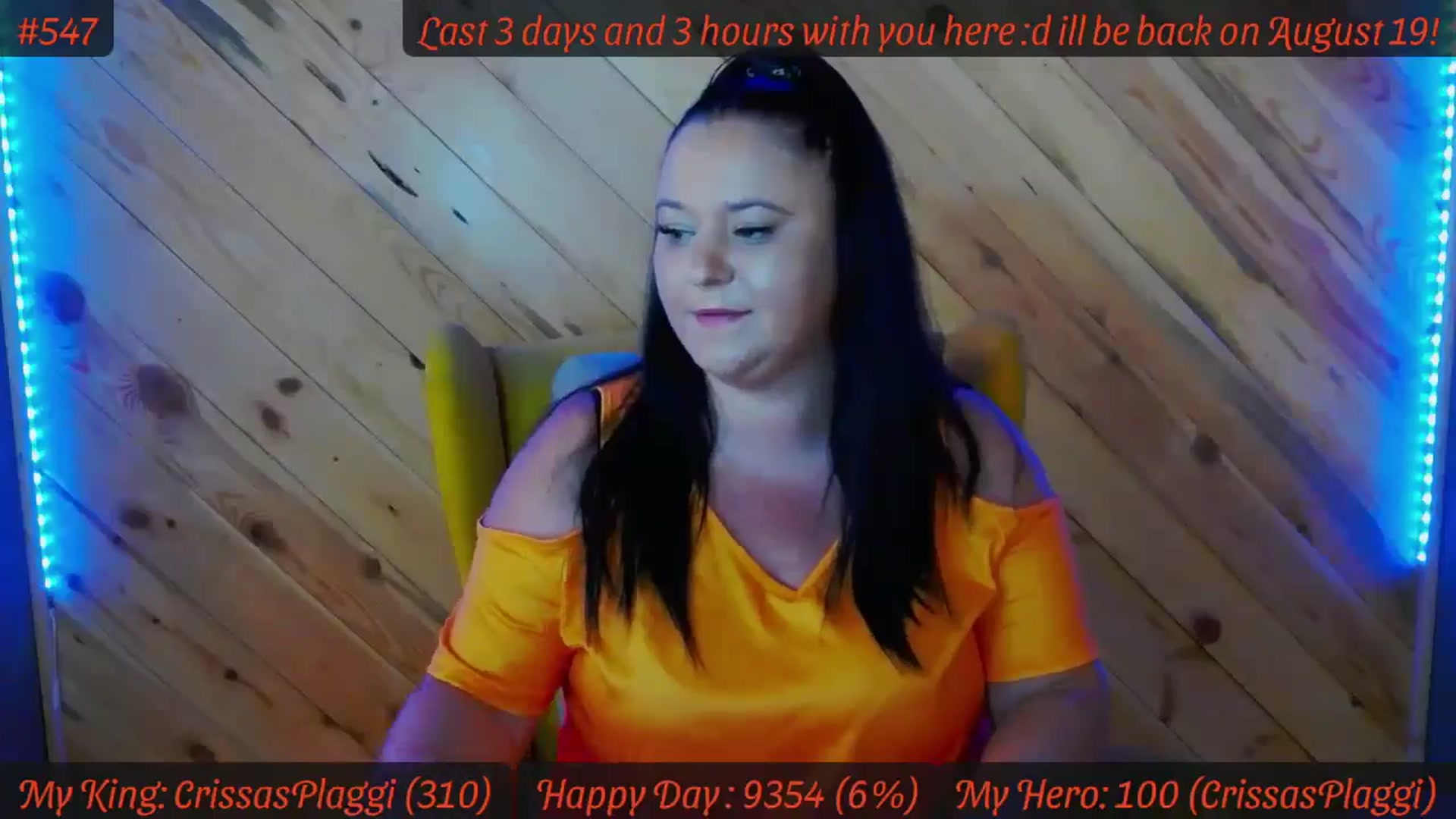 Gallery image thumbnail from SensualCrissa's myfreecams stream on, 08/07/2024, 07:38 image 10 of 20