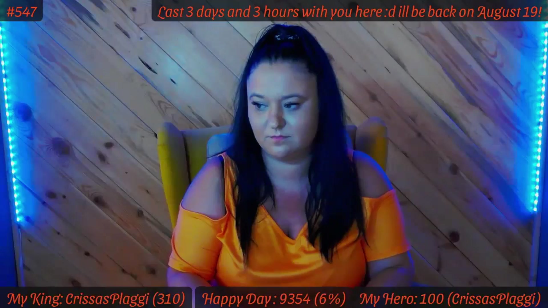 Gallery image thumbnail from SensualCrissa's myfreecams stream on, 08/07/2024, 07:38 image 19 of 20