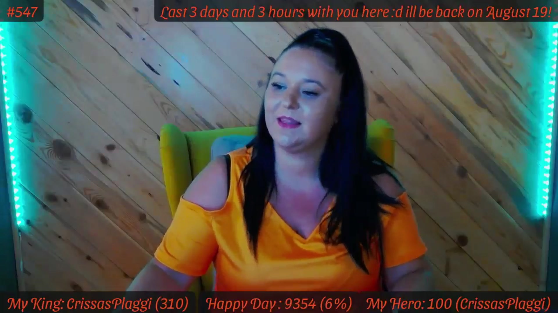 Gallery image thumbnail from SensualCrissa's myfreecams stream on, 08/07/2024, 07:38 image 14 of 20