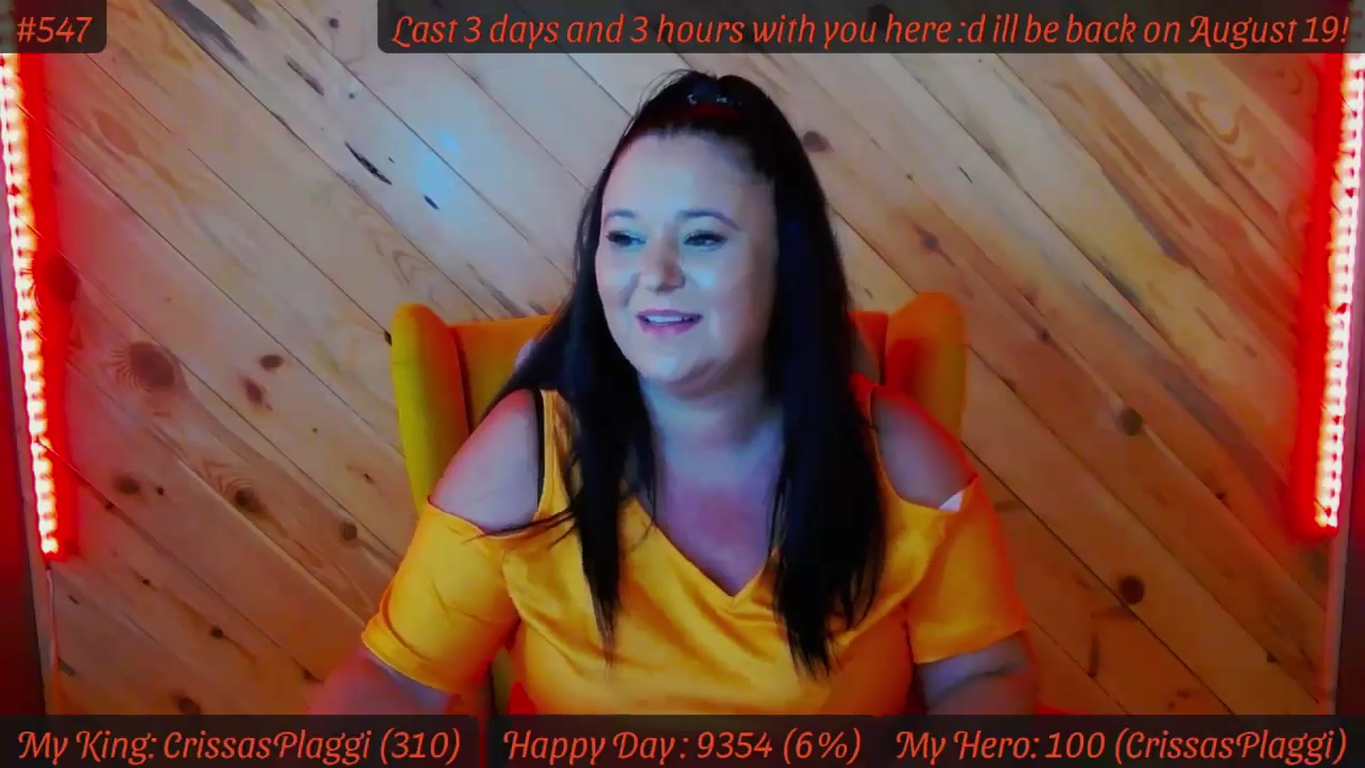 Gallery image thumbnail from SensualCrissa's myfreecams stream on, 08/07/2024, 07:38 image 18 of 20