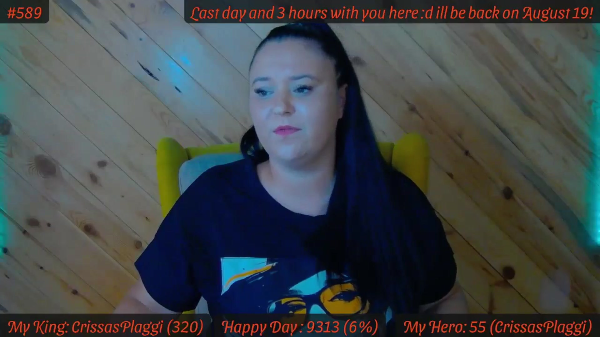 Gallery image thumbnail from SensualCrissa's myfreecams stream on, 08/09/2024, 07:36 image 7 of 20