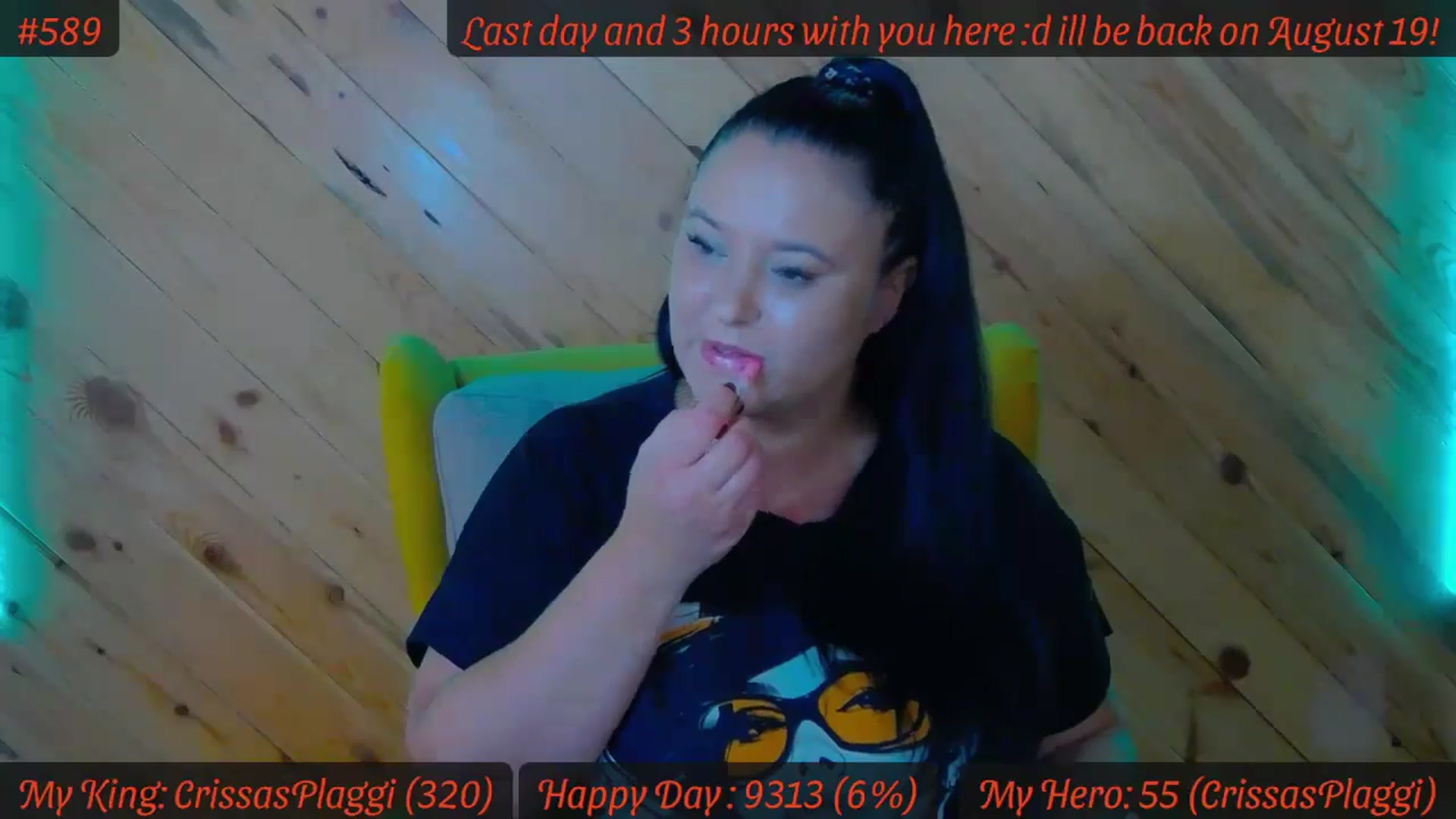 Gallery image thumbnail from SensualCrissa's myfreecams stream on, 08/09/2024, 07:36 image 5 of 20