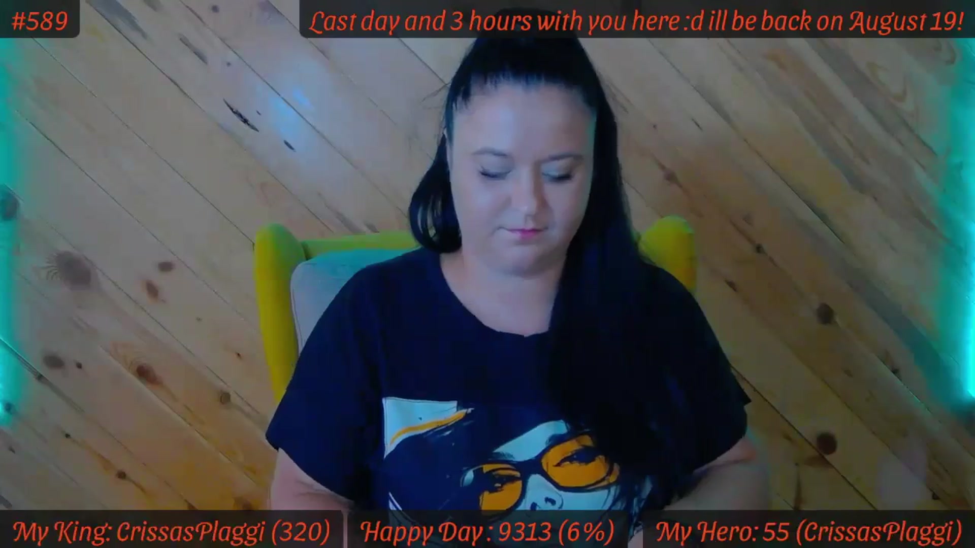 Gallery image thumbnail from SensualCrissa's myfreecams stream on, 08/09/2024, 07:36 image 12 of 20