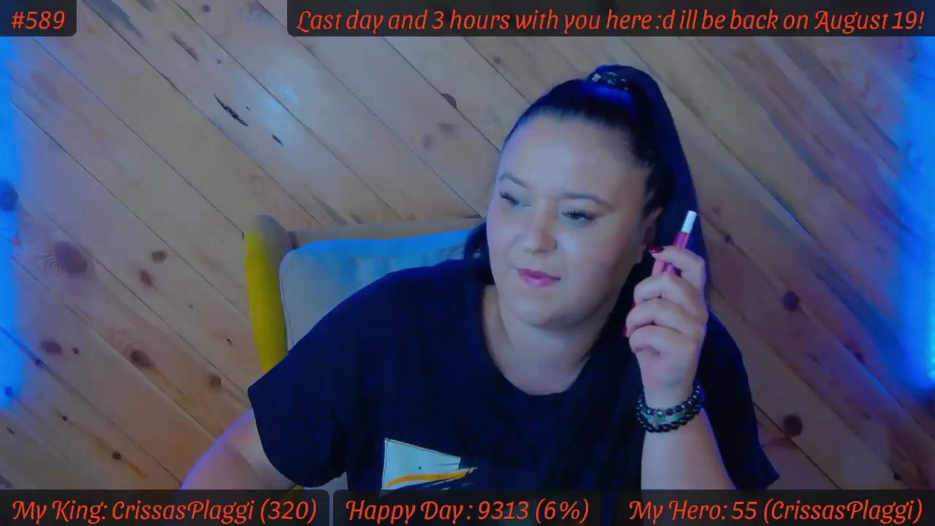 Gallery image thumbnail from SensualCrissa's myfreecams stream on, 08/09/2024, 07:36 image 8 of 20