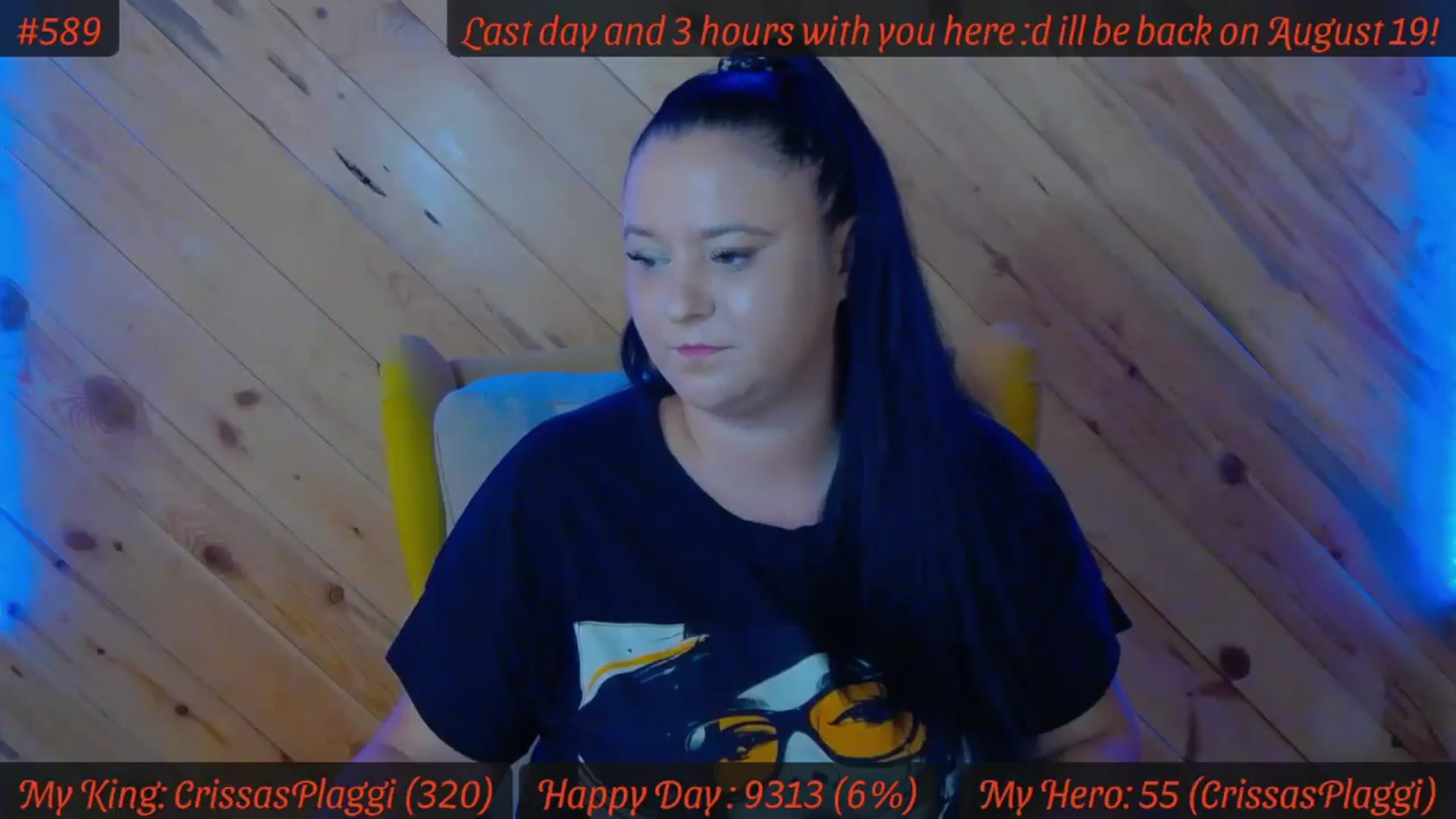 Gallery image thumbnail from SensualCrissa's myfreecams stream on, 08/09/2024, 07:36 image 15 of 20