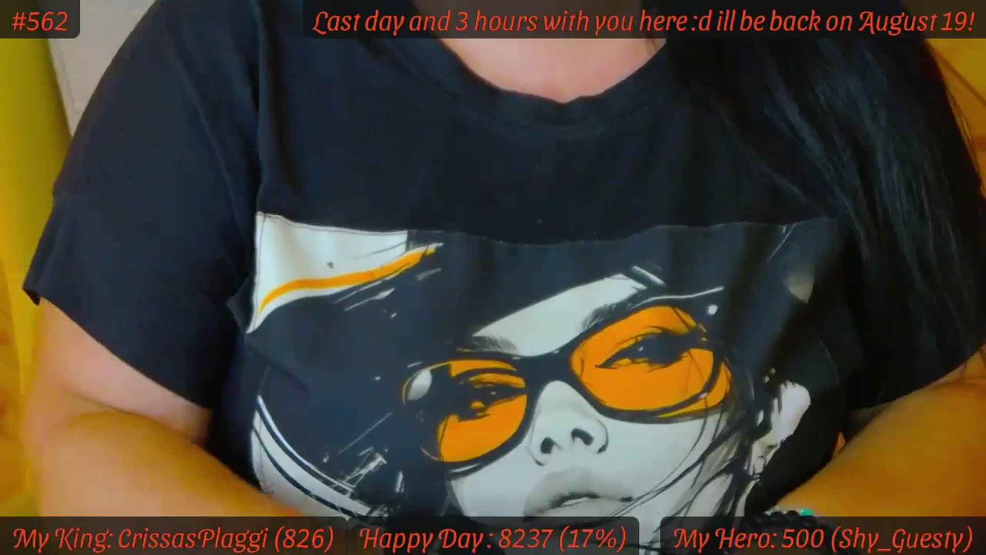 Gallery image thumbnail from SensualCrissa's myfreecams stream on, 08/09/2024, 11:51 image 20 of 20