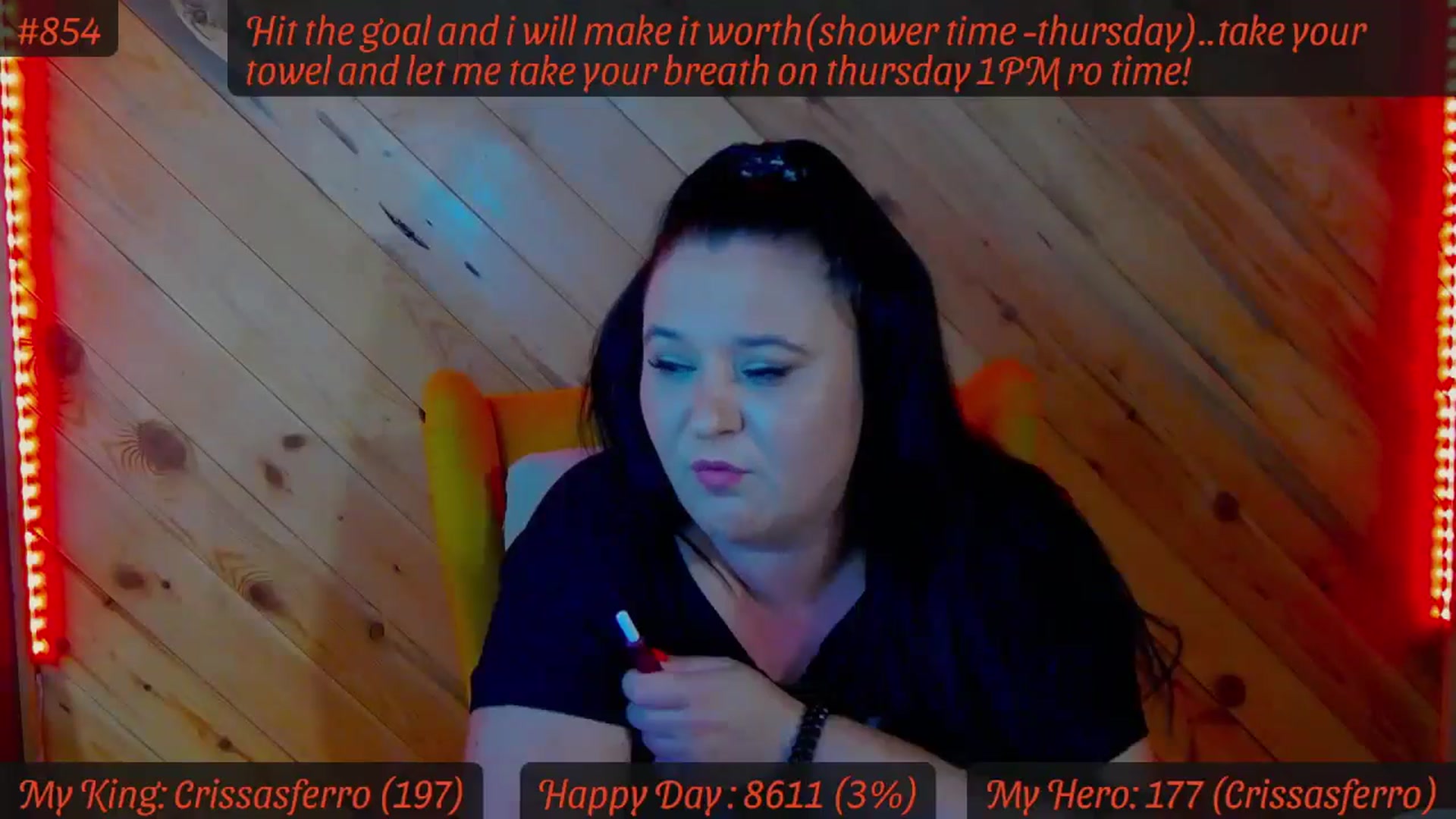Gallery image thumbnail from SensualCrissa's myfreecams stream on, 08/27/2024, 07:32 image 12 of 20