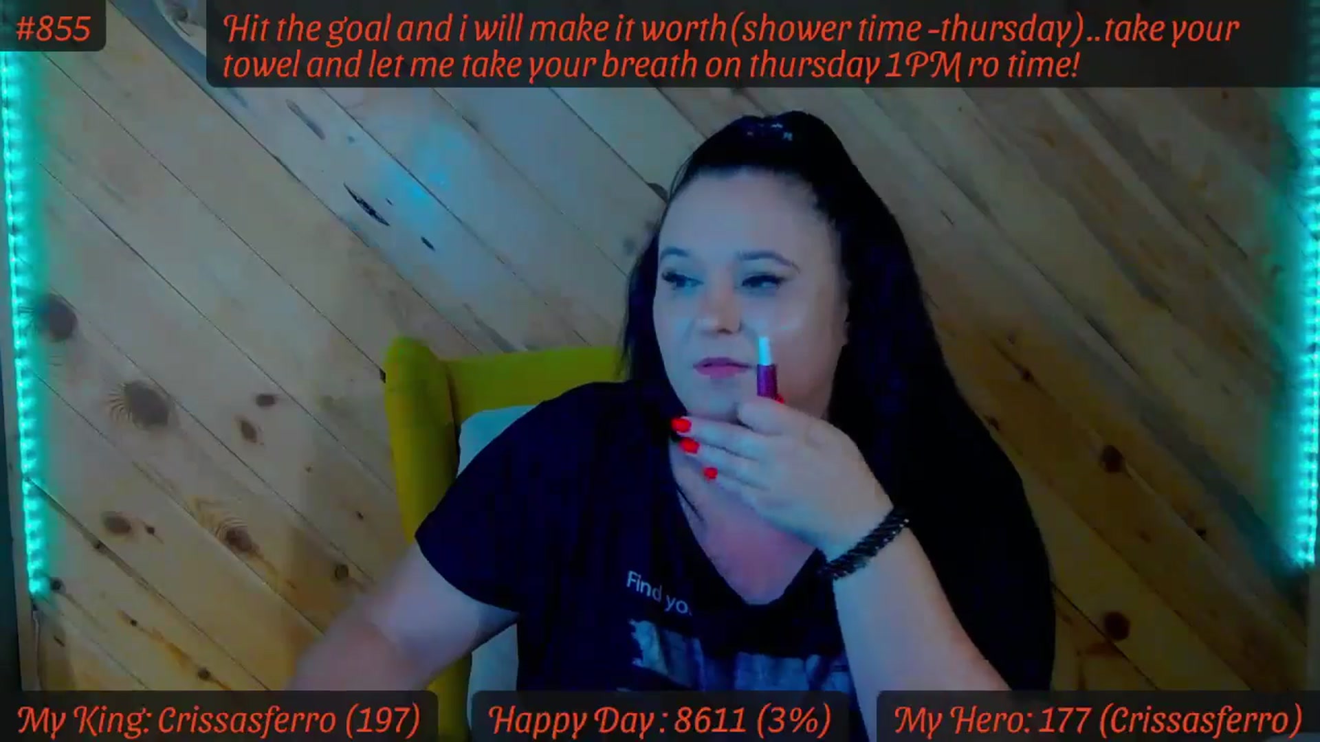 Gallery image thumbnail from SensualCrissa's myfreecams stream on, 08/27/2024, 07:32 image 13 of 20