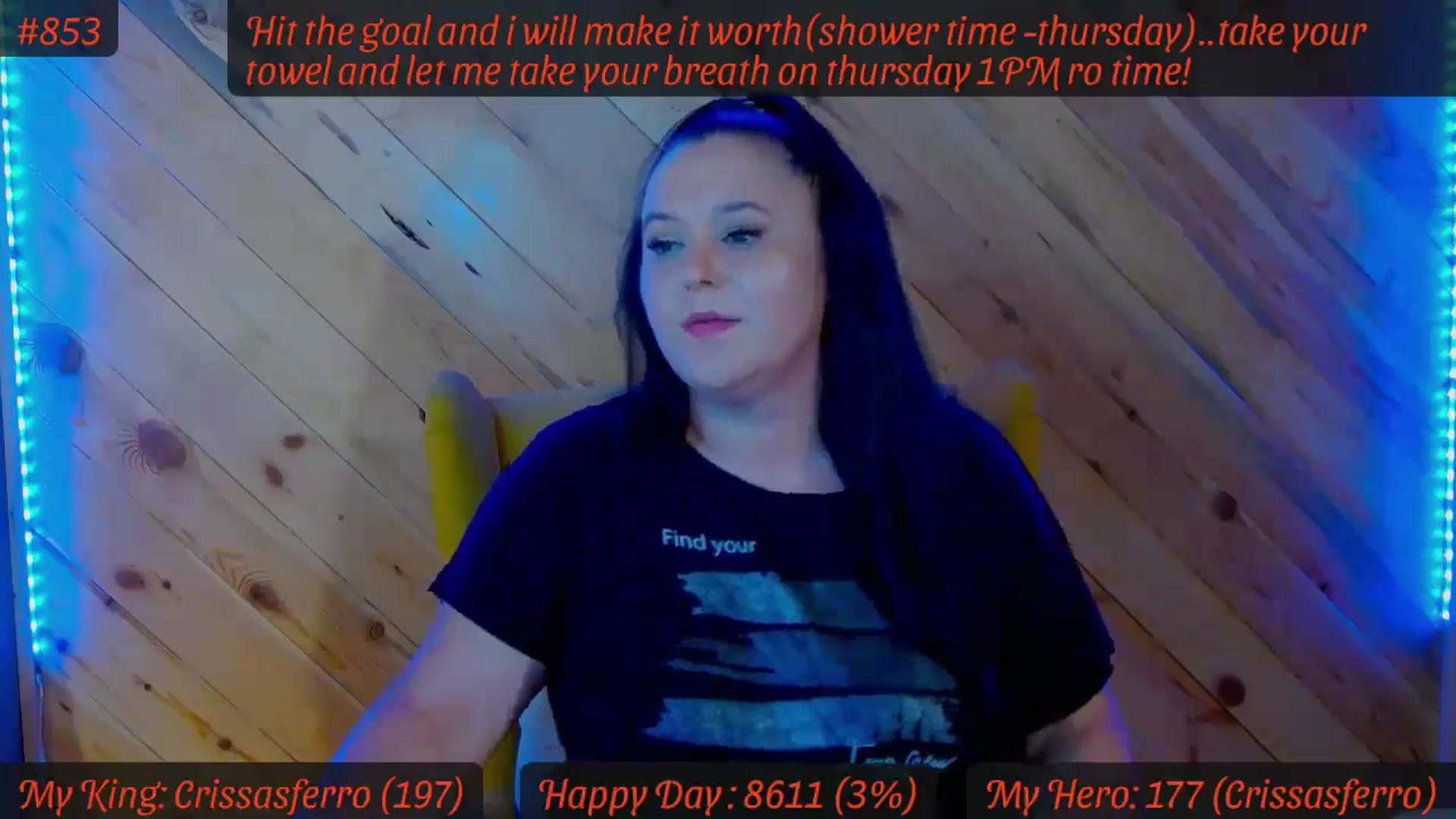 Gallery image thumbnail from SensualCrissa's myfreecams stream on, 08/27/2024, 07:32 image 3 of 20