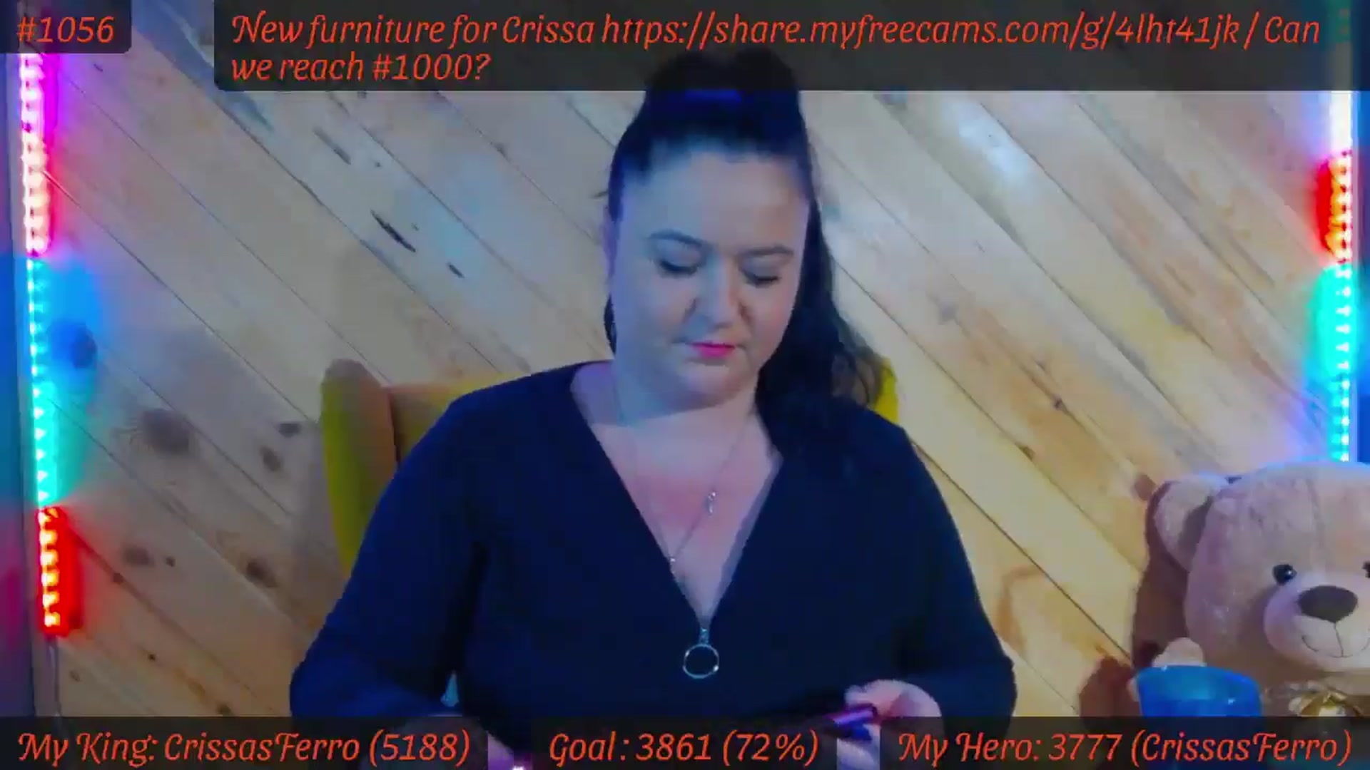 Gallery image thumbnail from SensualCrissa's myfreecams stream on, 10/25/2024, 11:32 image 17 of 20