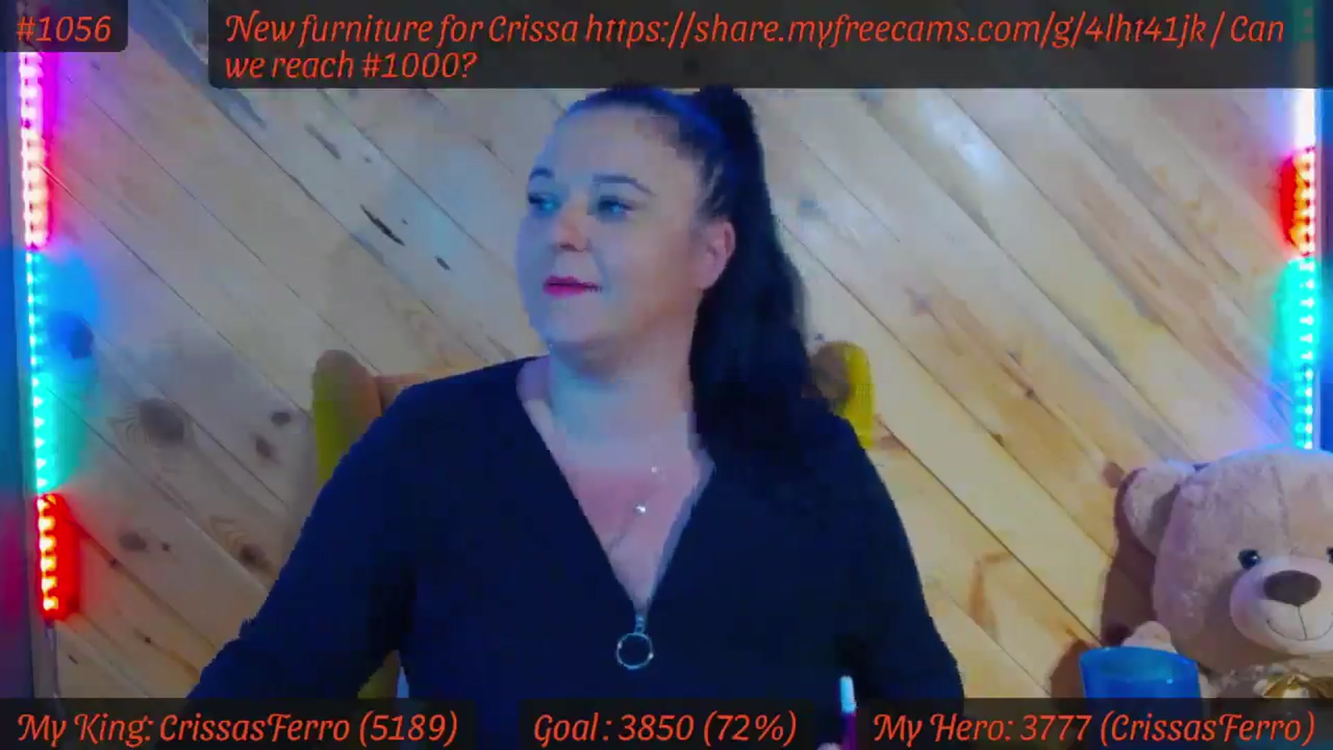 Gallery image thumbnail from SensualCrissa's myfreecams stream on, 10/25/2024, 11:32 image 18 of 20
