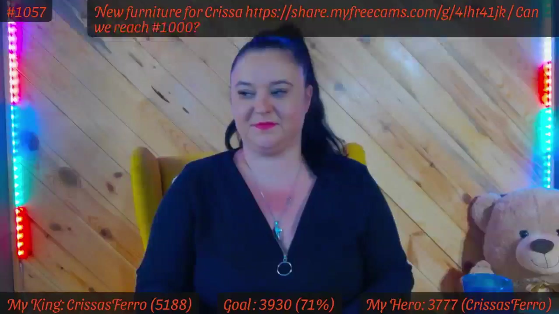 Gallery image thumbnail from SensualCrissa's myfreecams stream on, 10/25/2024, 11:32 image 14 of 20
