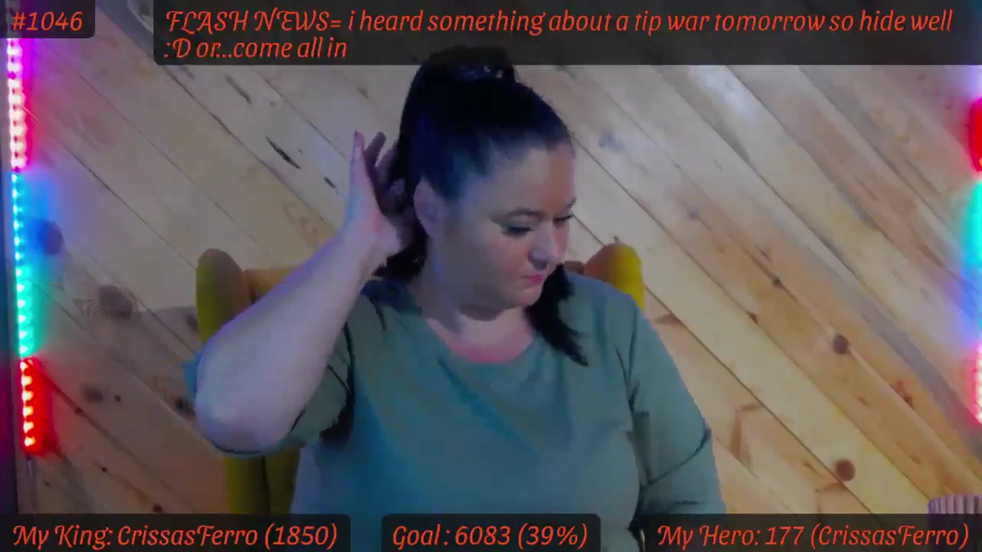 Gallery image thumbnail from SensualCrissa's myfreecams stream on, 10/30/2024, 13:30 image 17 of 20