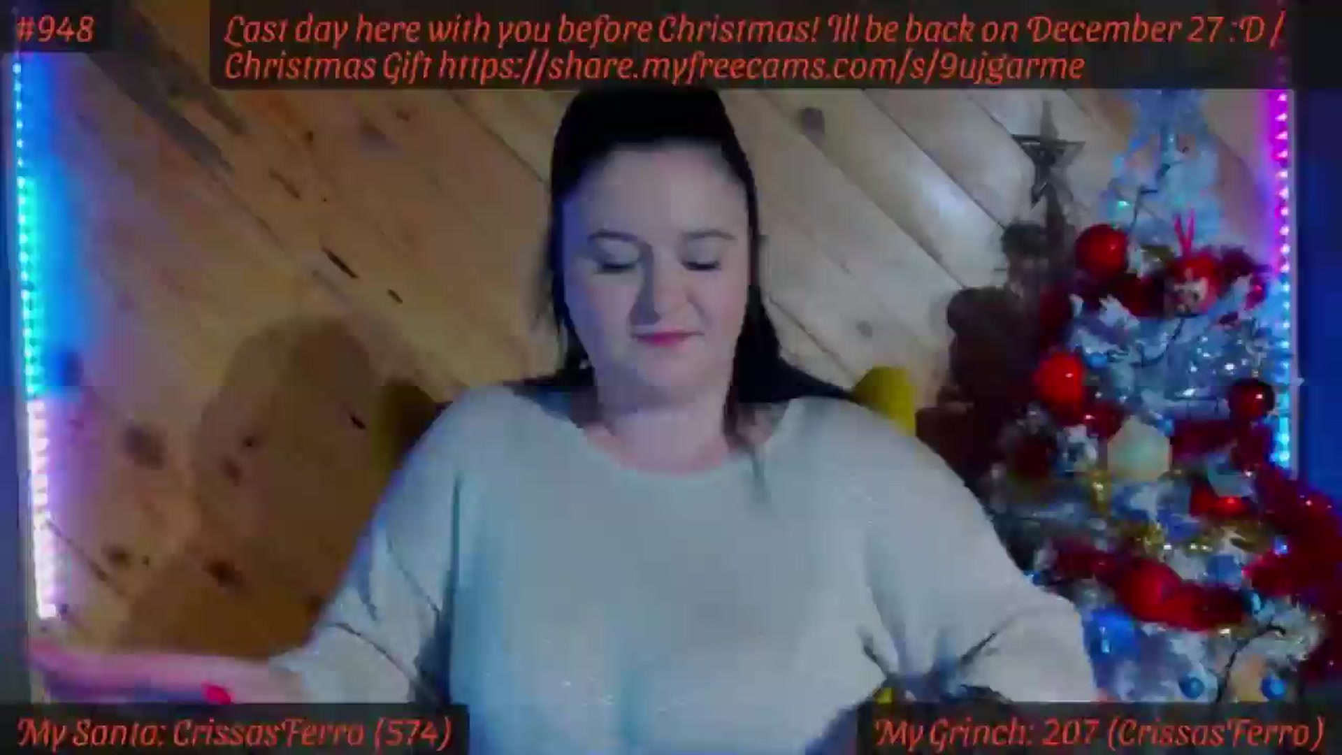 Gallery image thumbnail from SensualCrissa's myfreecams stream on, 12/23/2024, 12:23 image 6 of 20