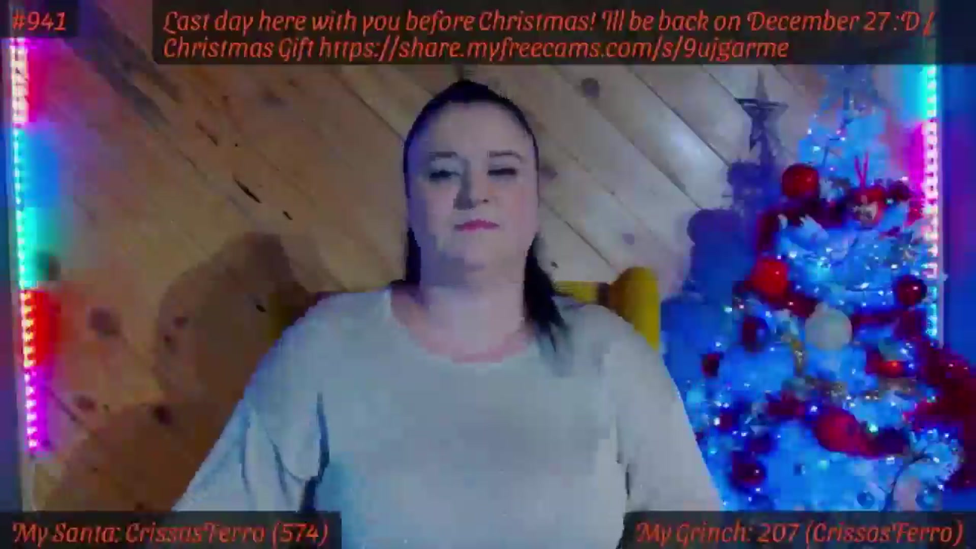 Gallery image thumbnail from SensualCrissa's myfreecams stream on, 12/23/2024, 12:23 image 18 of 20