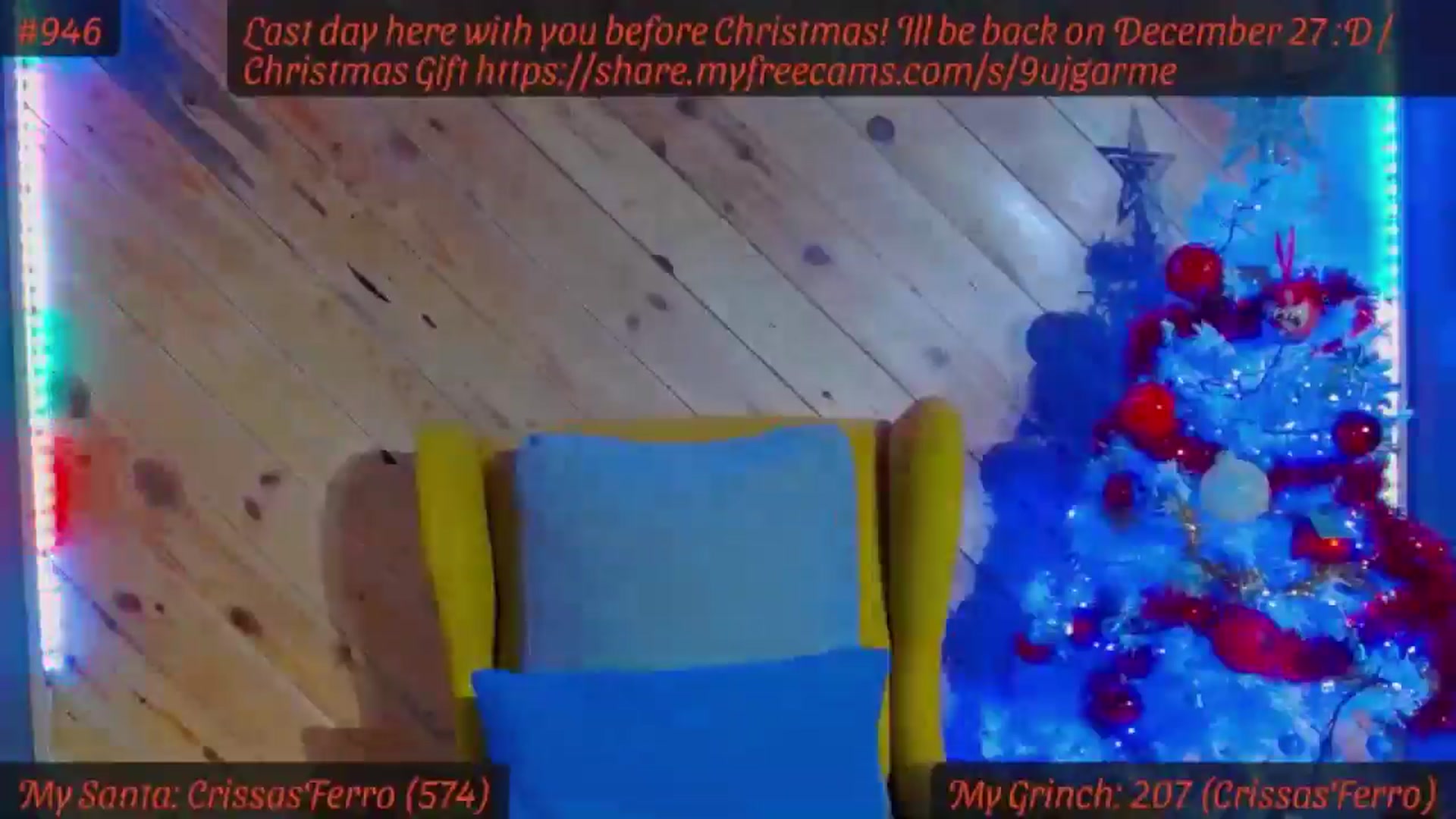 Gallery image thumbnail from SensualCrissa's myfreecams stream on, 12/23/2024, 12:23 image 14 of 20