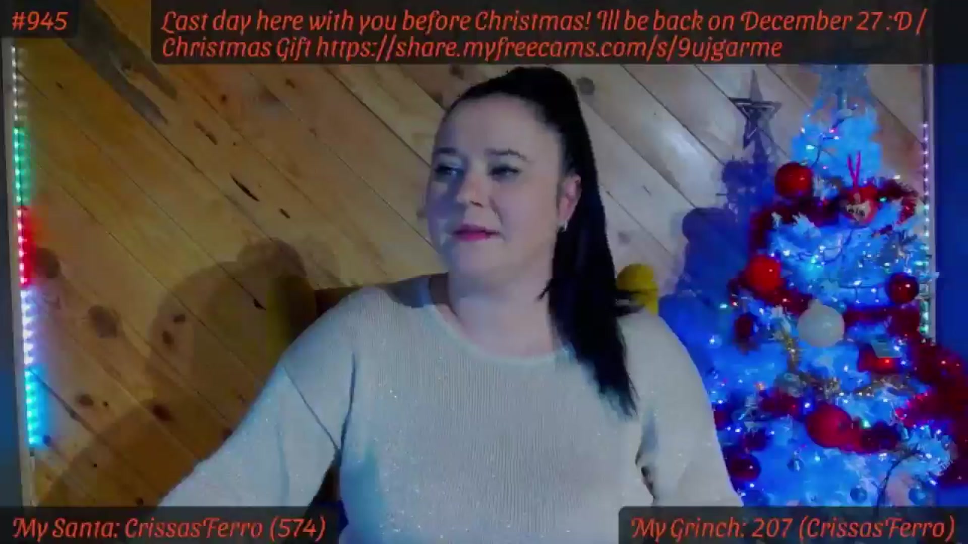 Gallery image thumbnail from SensualCrissa's myfreecams stream on, 12/23/2024, 12:23 image 8 of 20