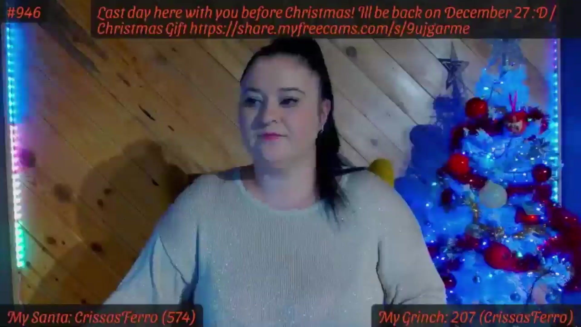 Gallery image thumbnail from SensualCrissa's myfreecams stream on, 12/23/2024, 12:23 image 16 of 20