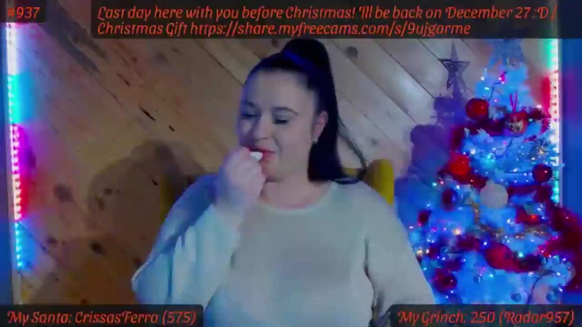 Gallery image thumbnail from SensualCrissa's myfreecams stream on, 12/23/2024, 13:08 image 2 of 20