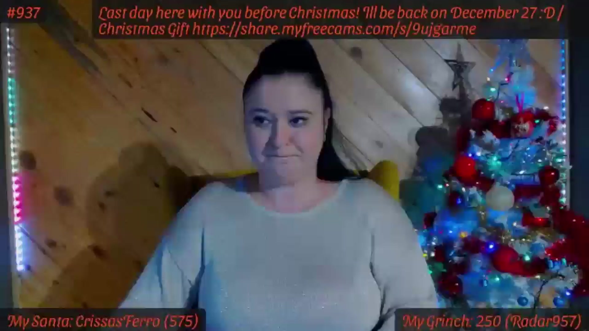 Gallery image thumbnail from SensualCrissa's myfreecams stream on, 12/23/2024, 13:08 image 3 of 20