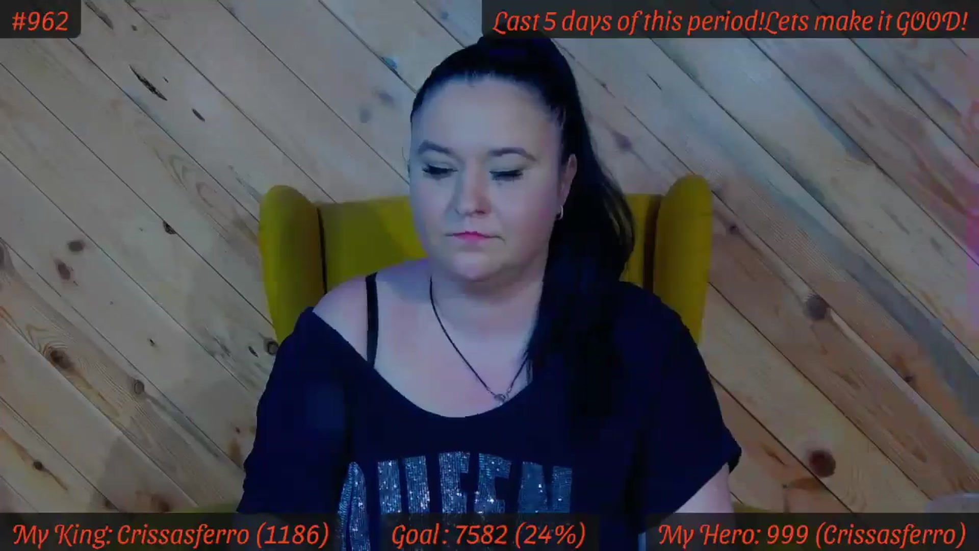 Gallery image thumbnail from SensualCrissa's myfreecams stream on, 03/27/2025, 12:50 image 19 of 20