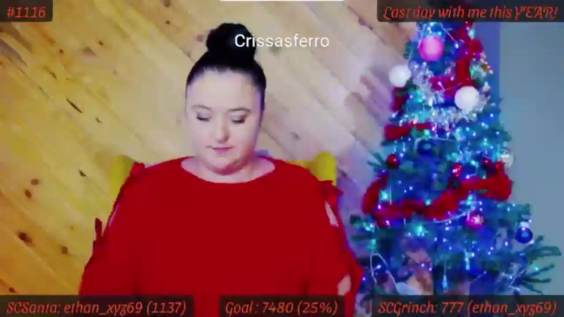 Gallery image thumbnail from SensualCrissa's myfreecams stream on, 12/30/2025, 12:50 image 12 of 20