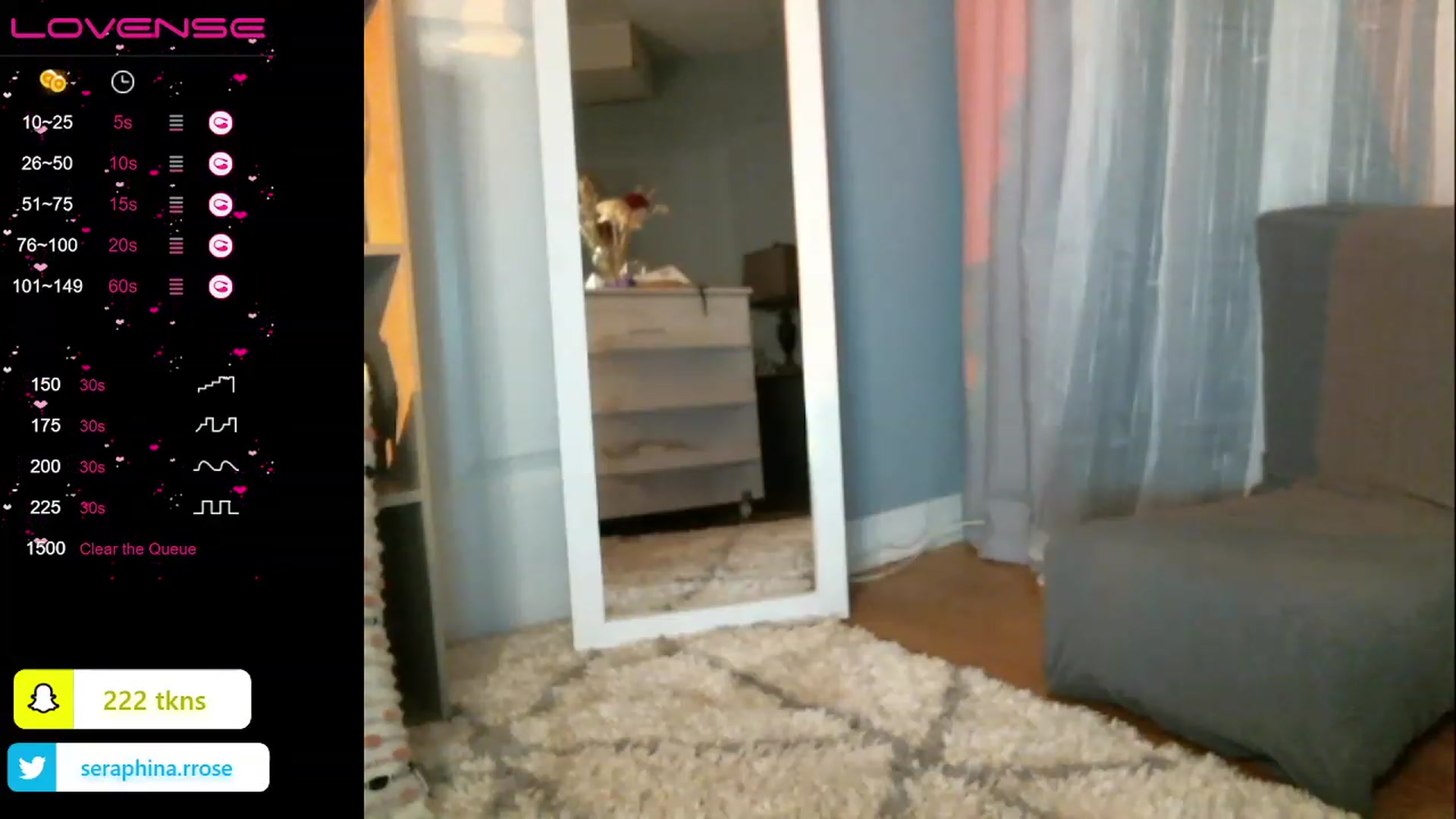 Gallery image thumbnail from SeraphinaR's myfreecams stream on, 02/11/2023, 04:54 image 19 of 20