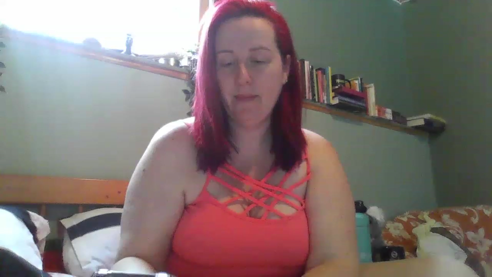 Gallery image thumbnail from Sexyred4U69's myfreecams stream on, 03/02/2023, 13:14 image 5 of 20