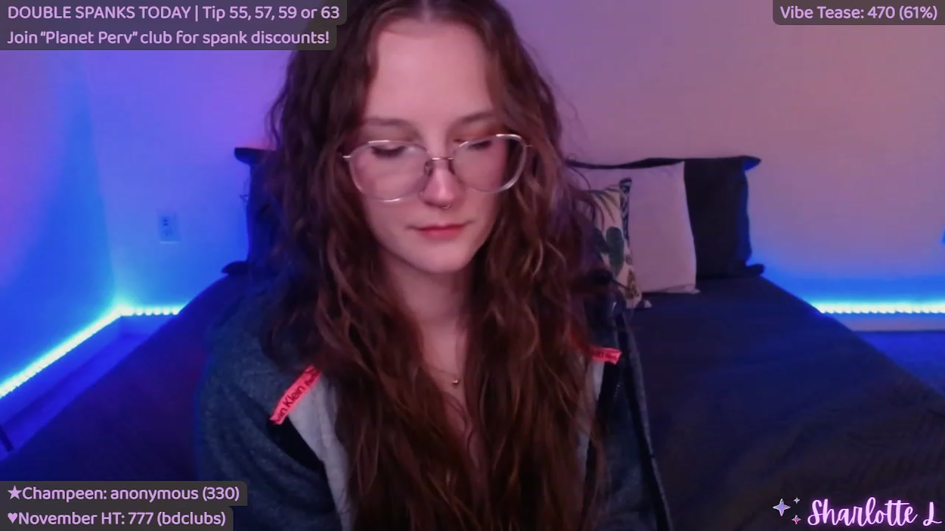 Gallery image thumbnail from SharlotteL's myfreecams stream on, 11/30/2022, 23:28 image 20 of 20
