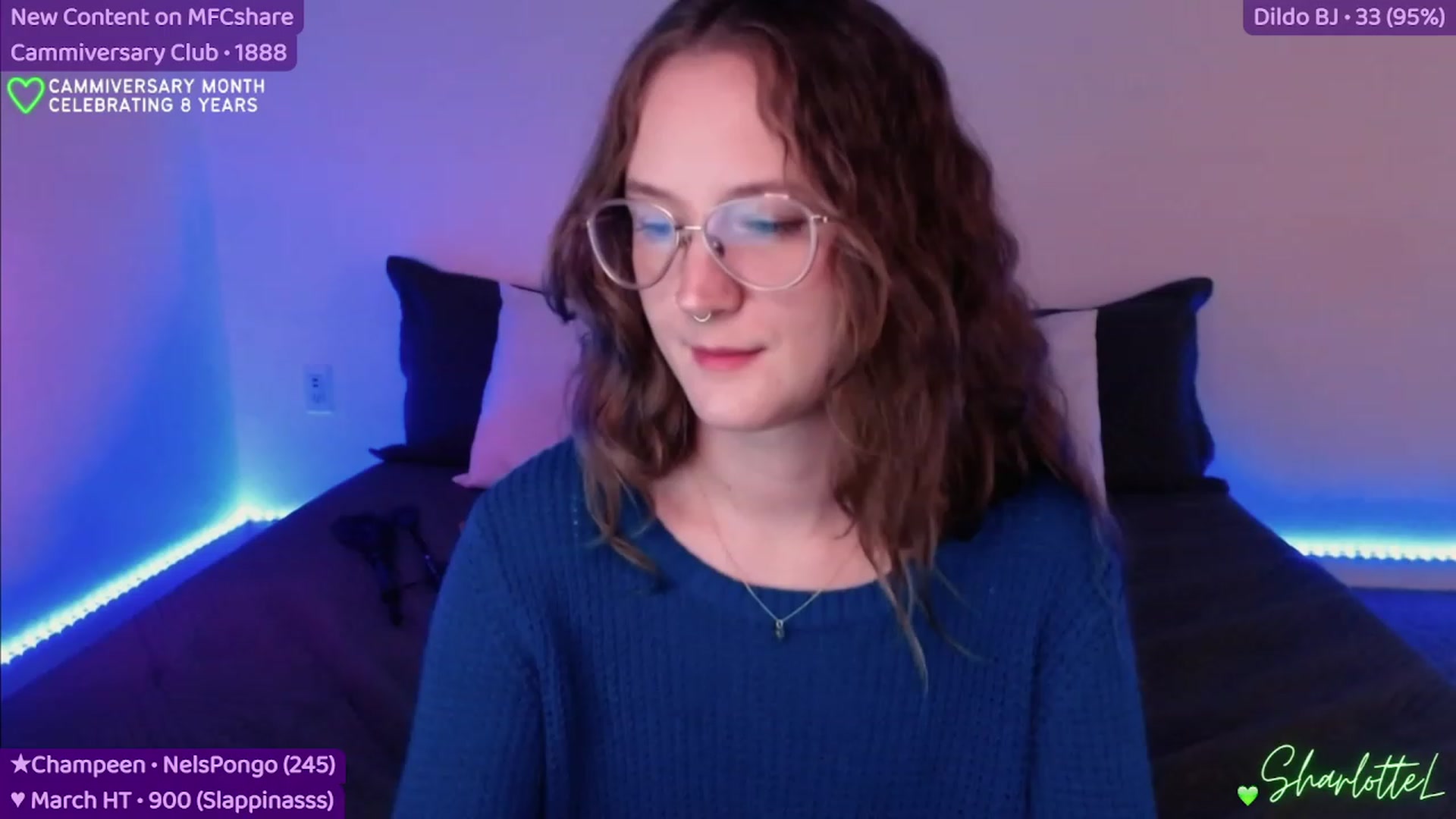 Gallery image thumbnail from SharlotteL's myfreecams stream on, 03/16/2023, 24:12 image 20 of 20