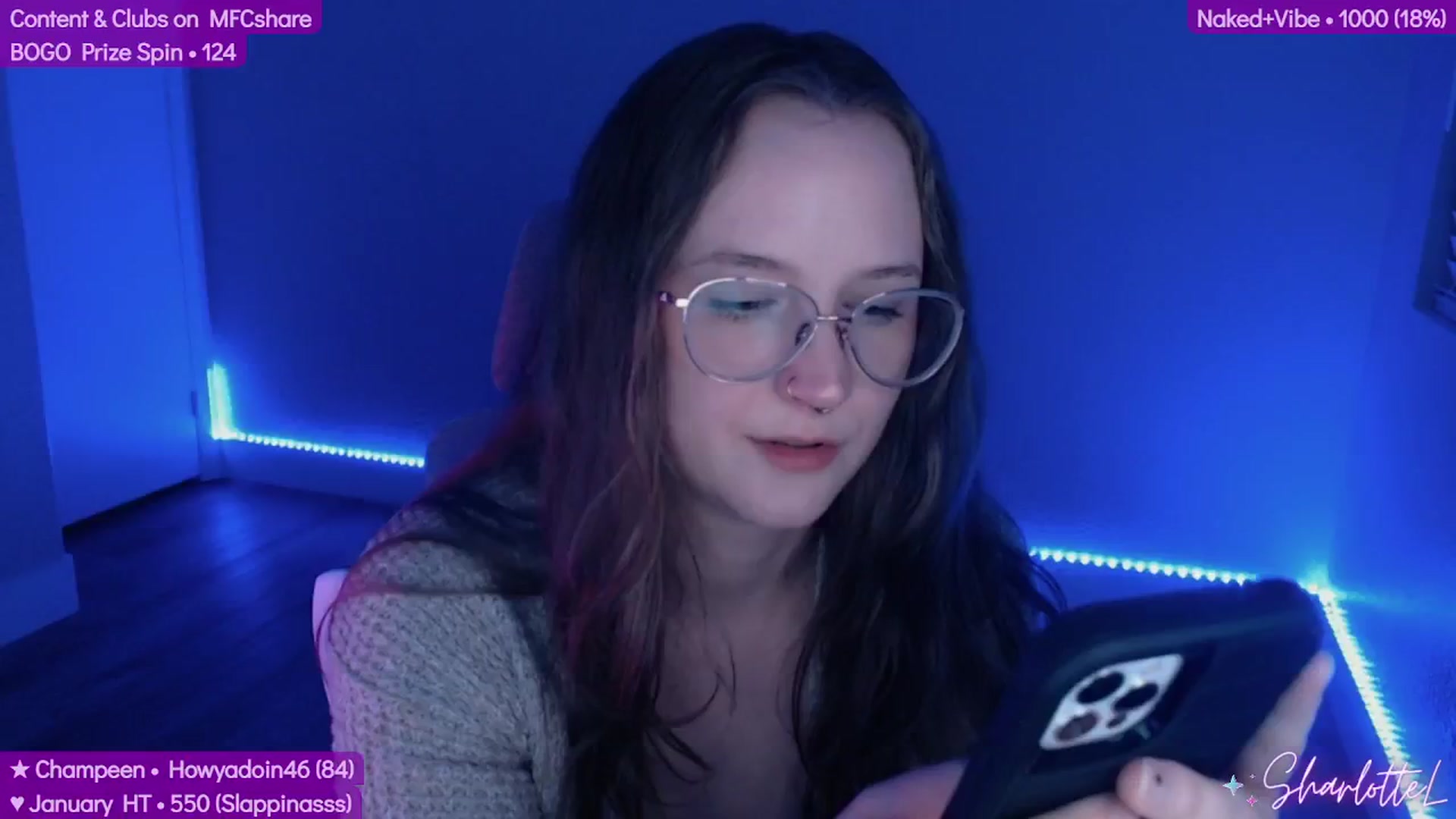 Gallery image thumbnail from SharlotteL's myfreecams stream on, 01/31/2024, 01:49 image 19 of 20