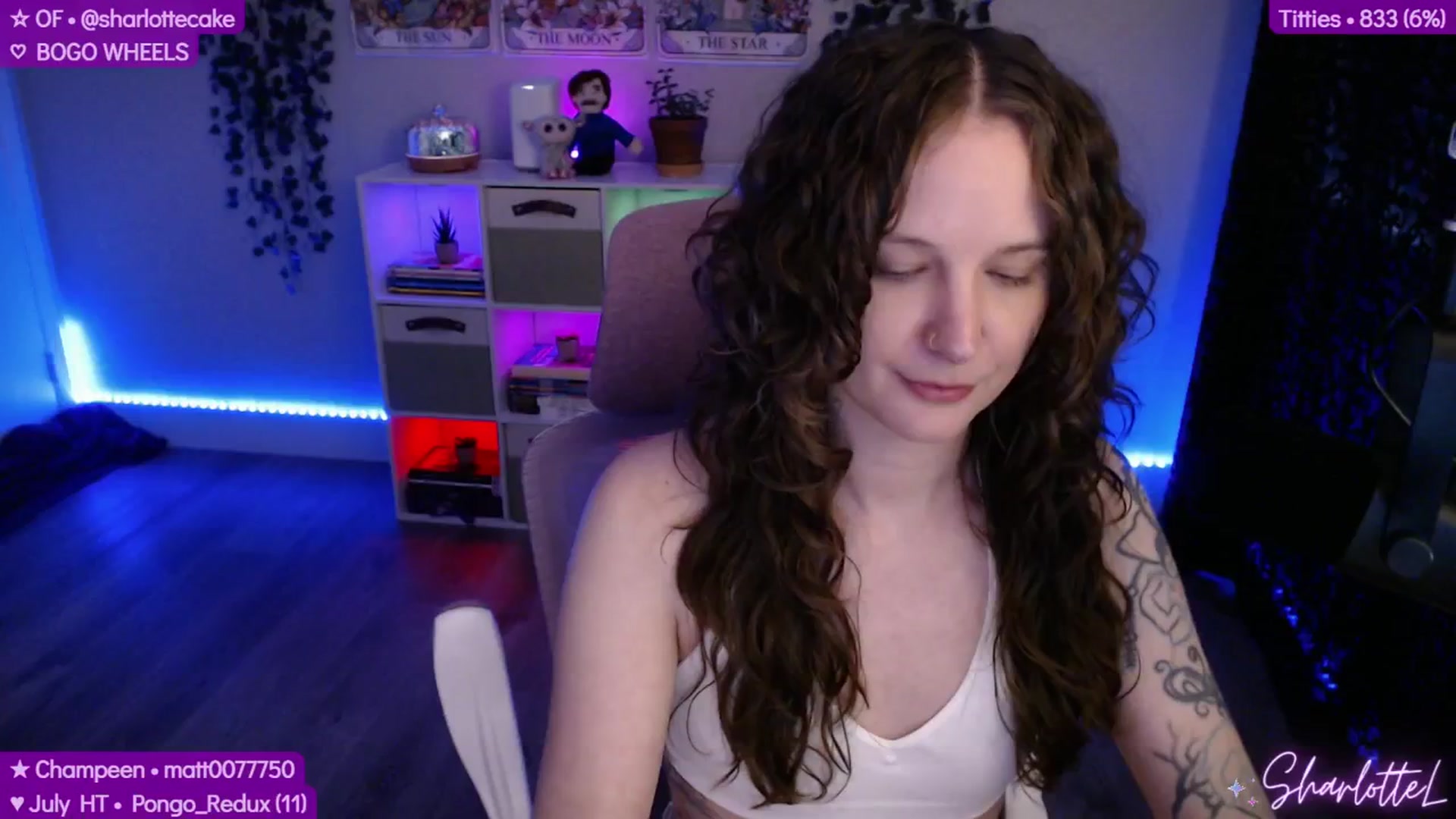 Gallery image thumbnail from SharlotteL's myfreecams stream on, 07/06/2025, 02:09 image 17 of 20
