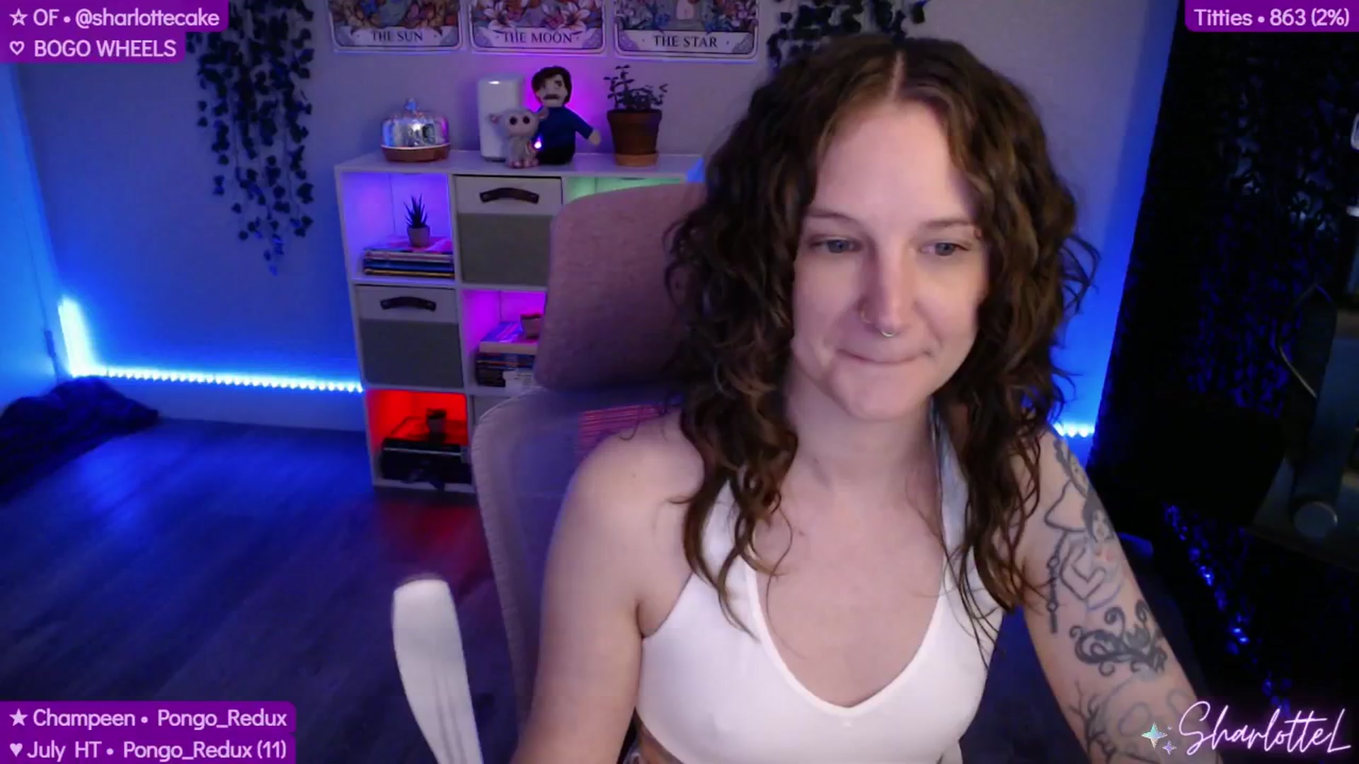 Gallery image thumbnail from SharlotteL's myfreecams stream on, 07/06/2025, 02:09 image 14 of 20