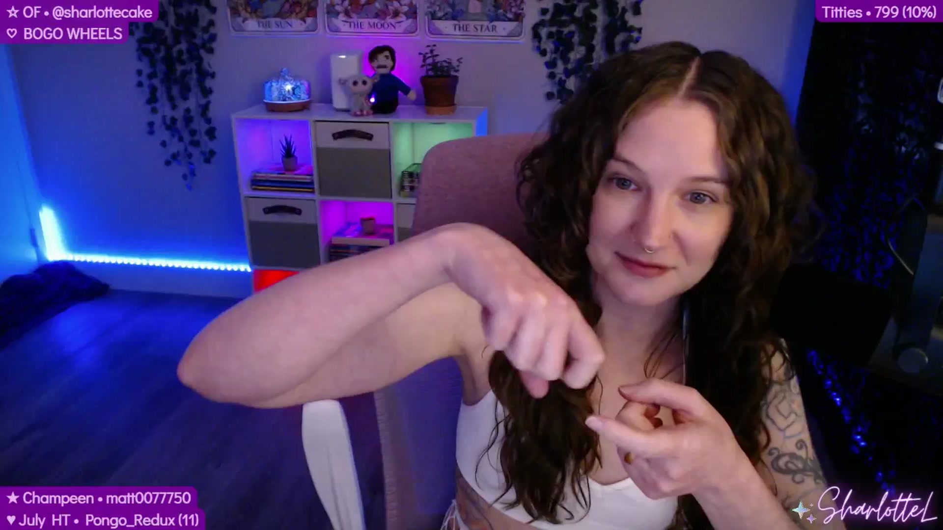 Gallery image thumbnail from SharlotteL's myfreecams stream on, 07/06/2025, 02:09 image 18 of 20