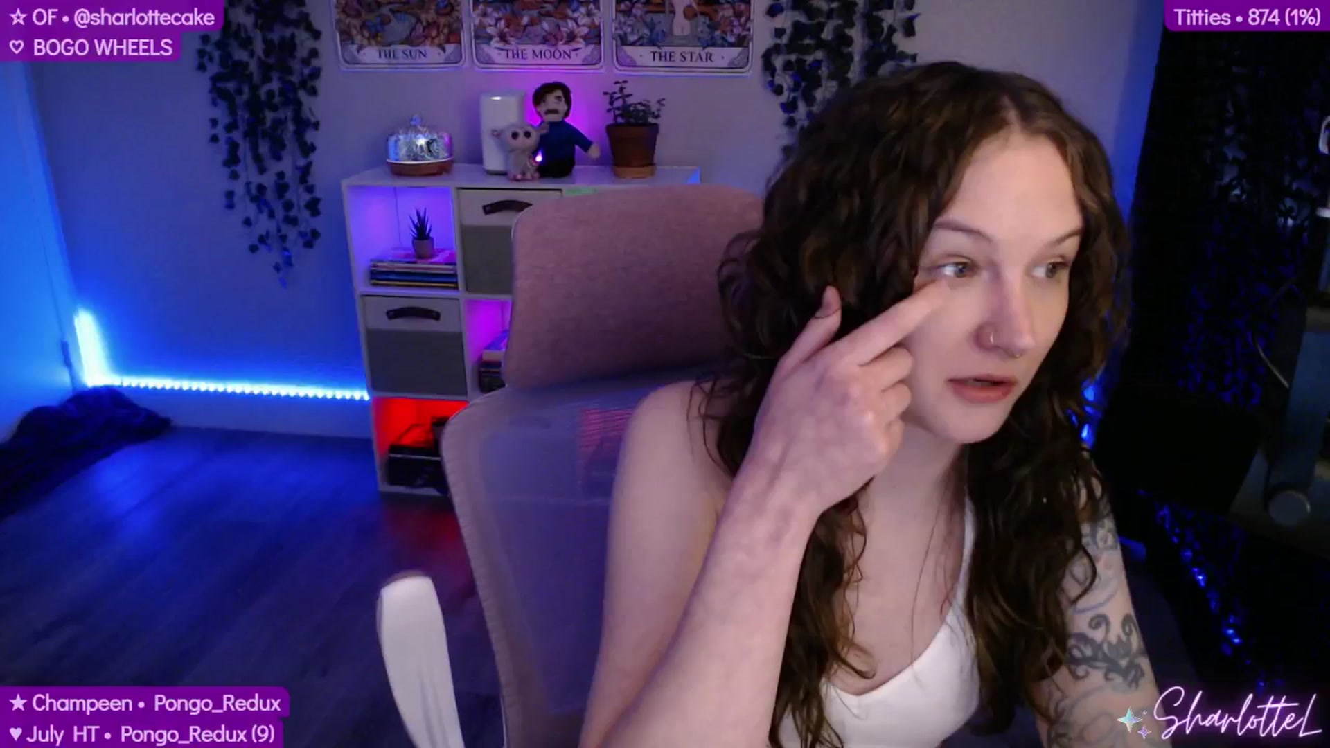 Gallery image thumbnail from SharlotteL's myfreecams stream on, 07/06/2025, 02:09 image 10 of 20