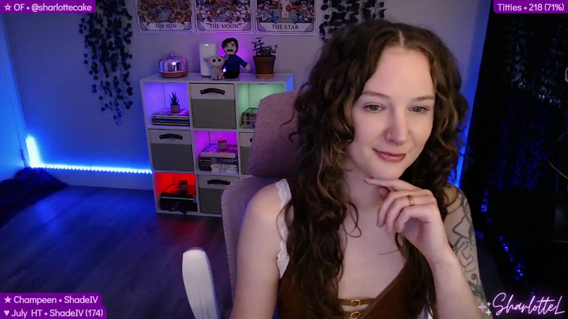 Gallery image thumbnail from SharlotteL's myfreecams stream on, 07/07/2025, 01:22 image 7 of 20